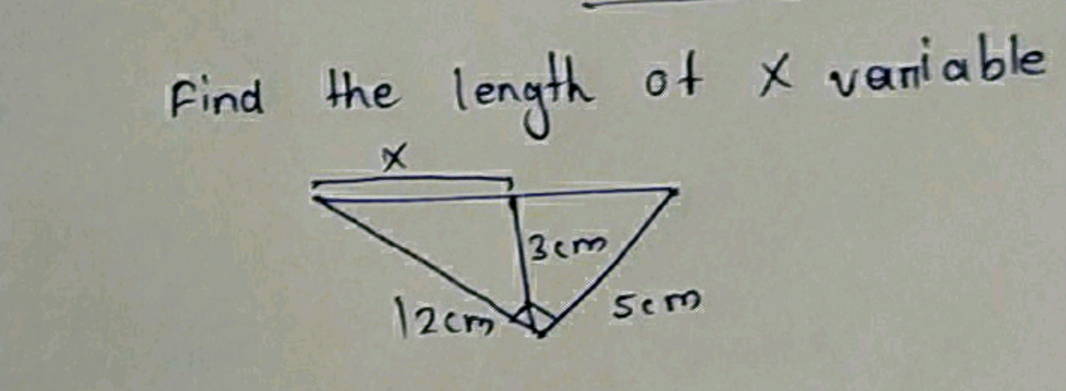 Find the length of x variable