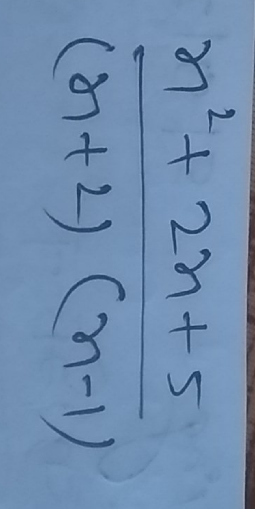 (x+2)(x−1)x2+2x+5​