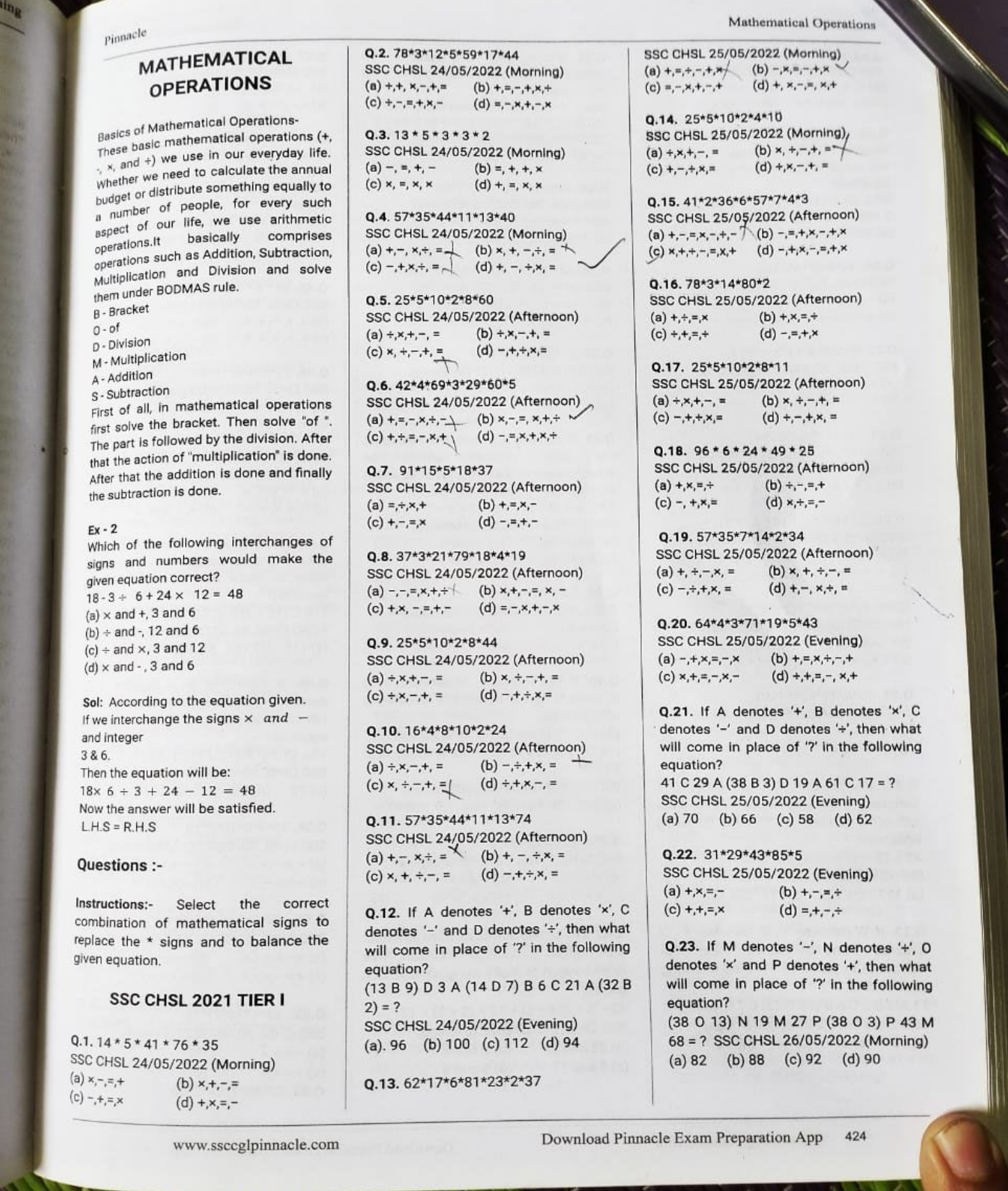 ing
Pinnacle
MATHEMATICAL
OPERATIONS
Basics of Mathematical Operations