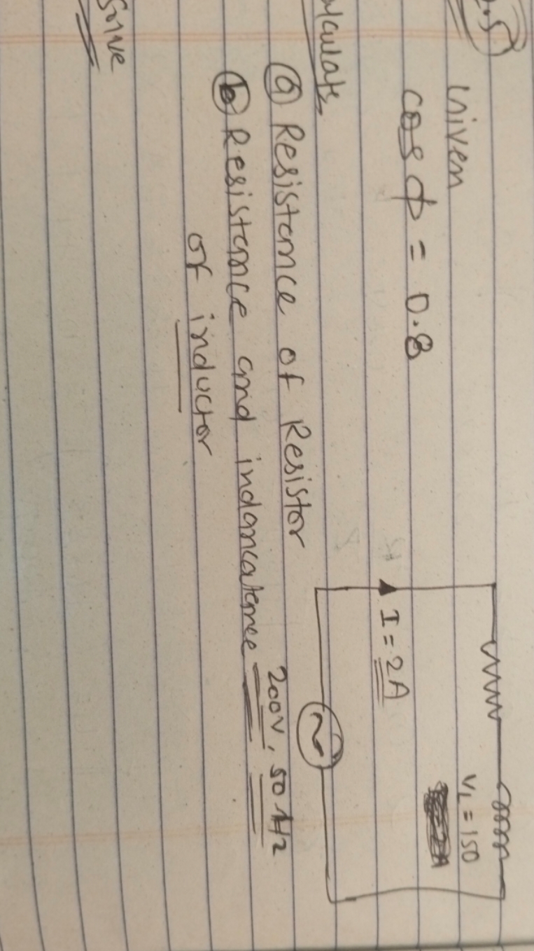 univen
cosϕ=0.8
laulats
(a) Resistance of Resistor
(b) Resistance and 