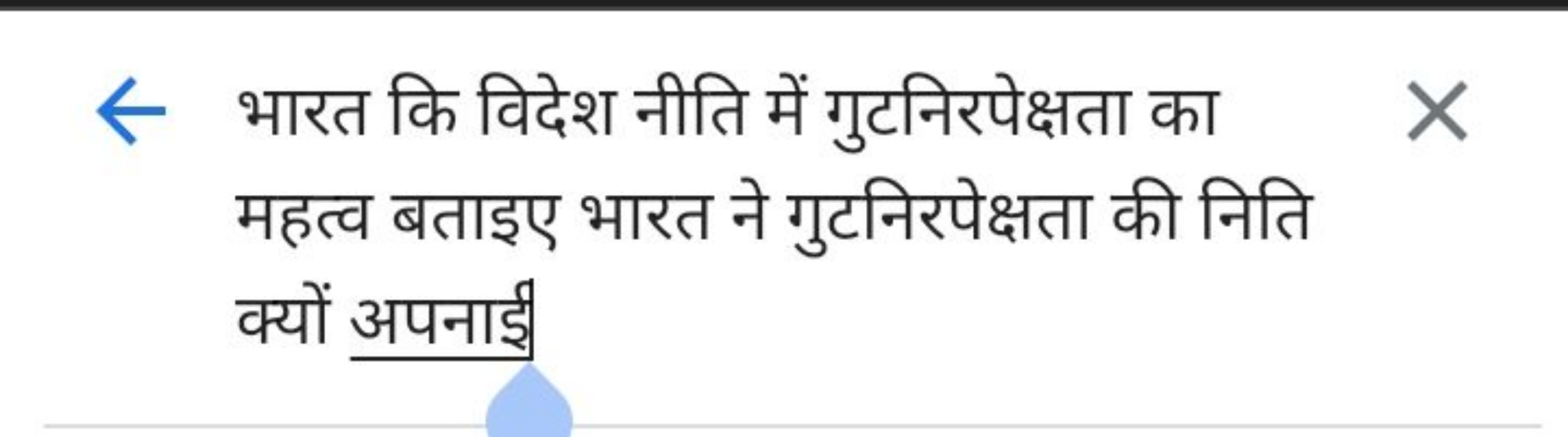 भारत कि विदेश नीति में गुटनिरपेक्षता का महत्व बताइए भारत ने गुटनिरपेक्