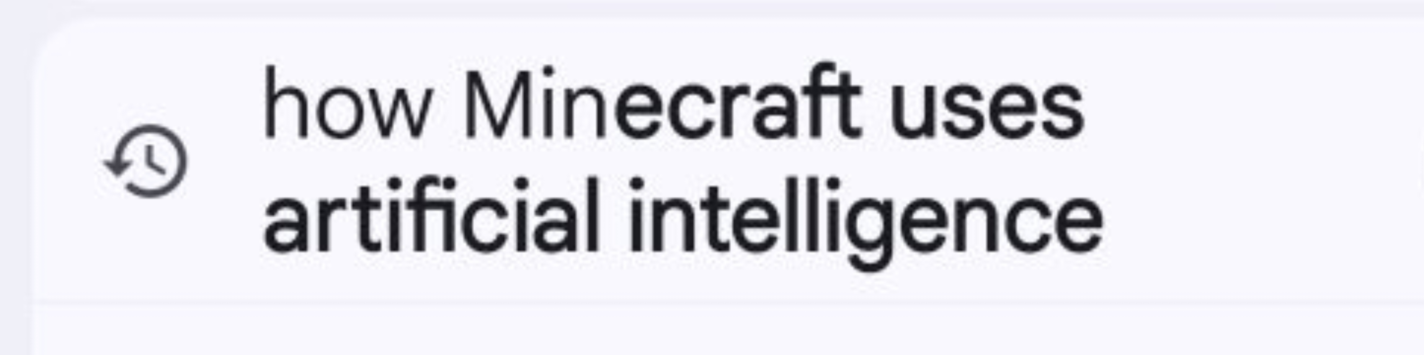  how Minecraft uses artificial intelligence