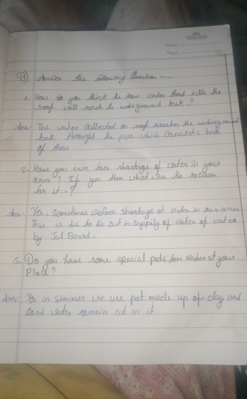 AKEE
Date
−cos(x−2)
B) Answer the following Question.
1. How do you th