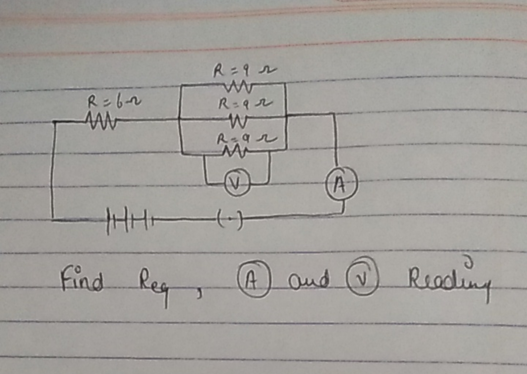 Find Req,
(A) and (v) Reoding