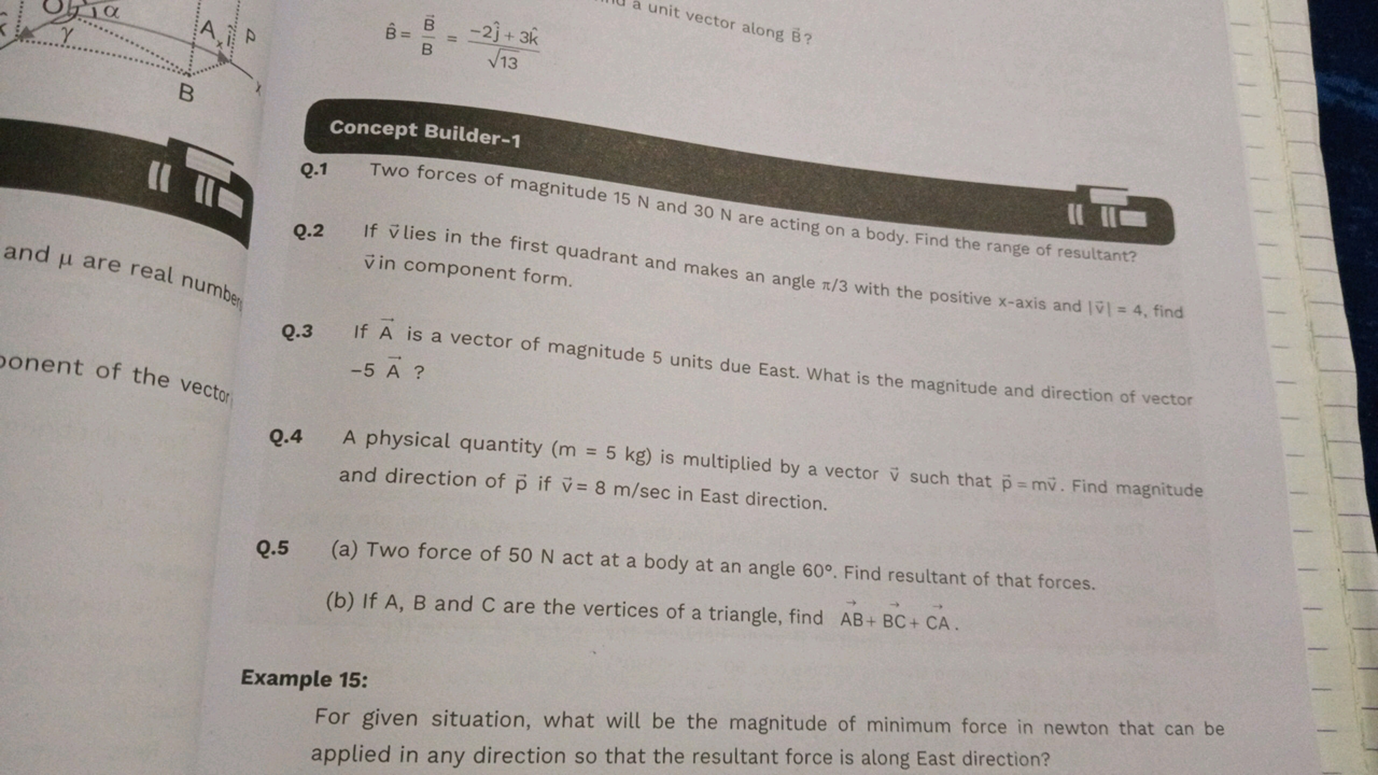 Y
a
AP
B
X
B ==
18 B
B-2)+3k
√13
unit vector along B?
"
and u are real