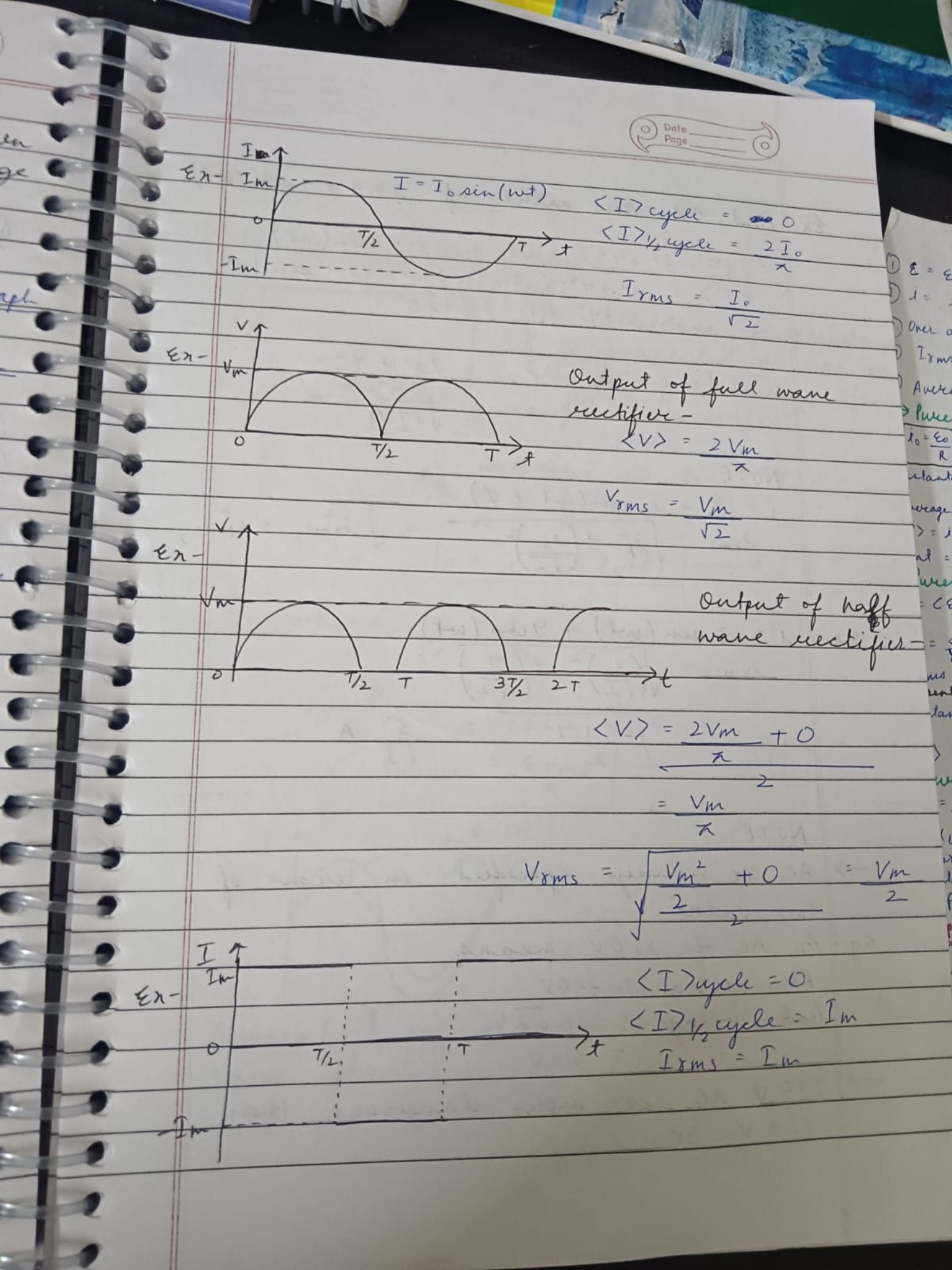 \begin{tabular} { l } 
Date \\
Page \\
\hline
\end{tabular}
⟨I⟩cycle ​