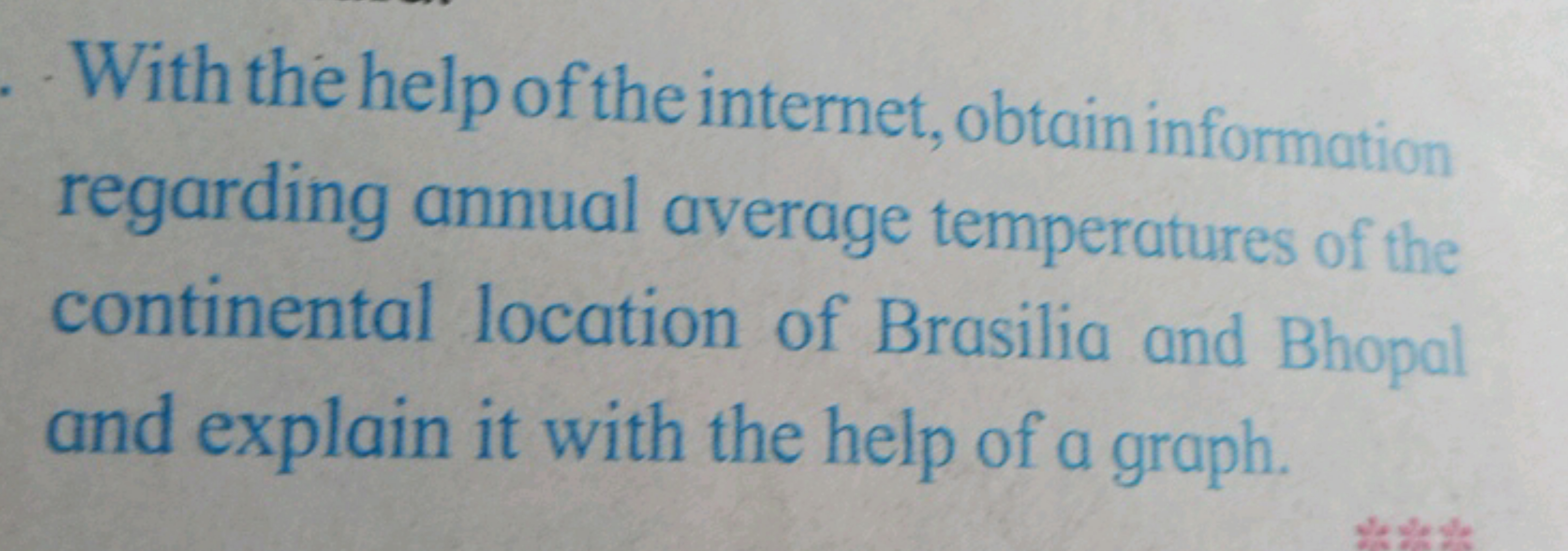 With the help of the internet, obtain information regarding annual ave