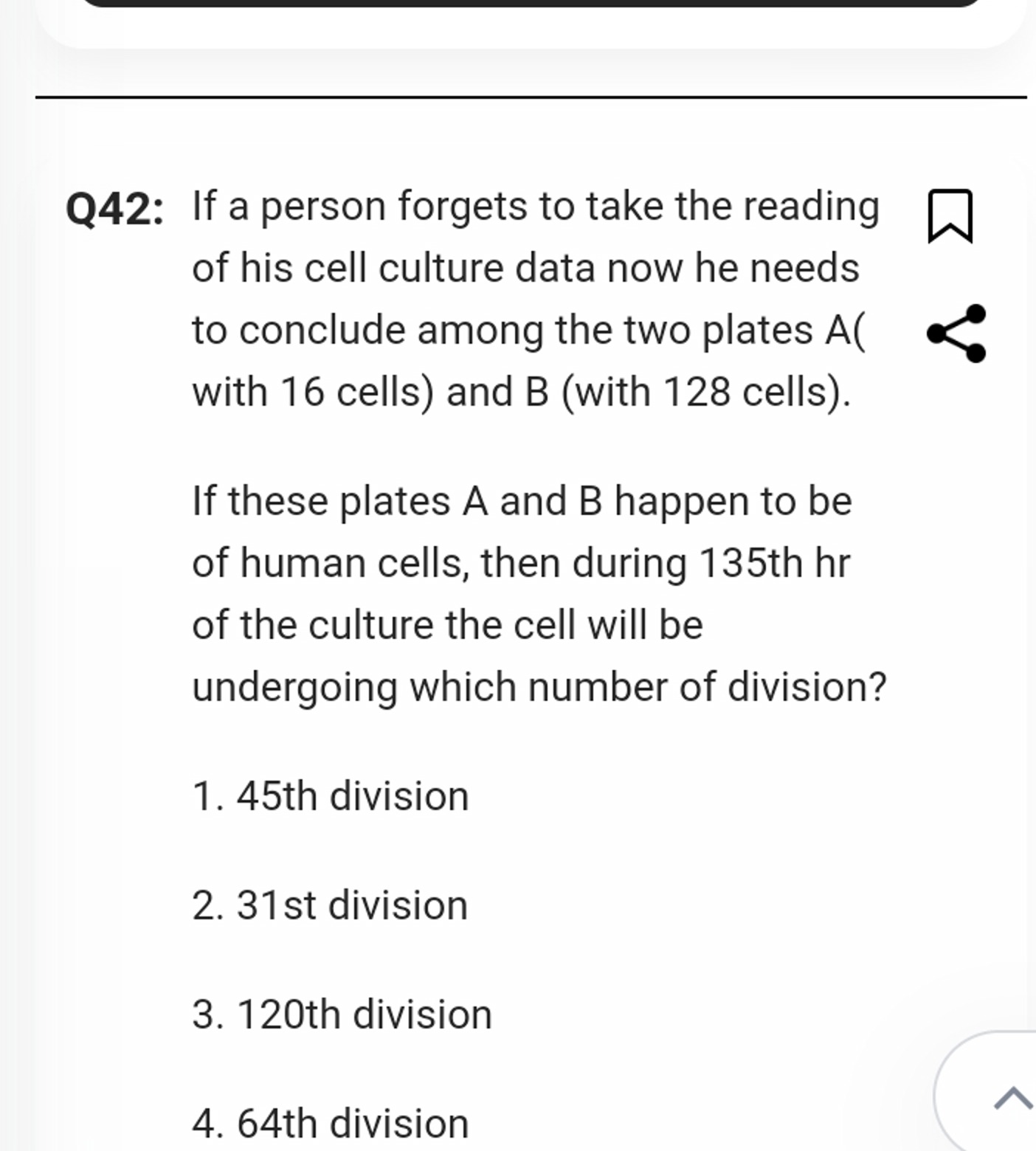 Q42: If a person forgets to take the reading of his cell culture data 