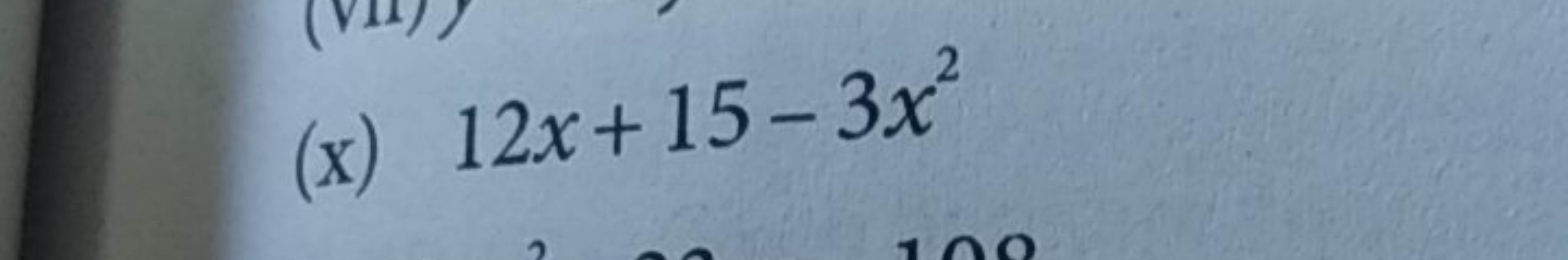 (x) 12x+15−3x2