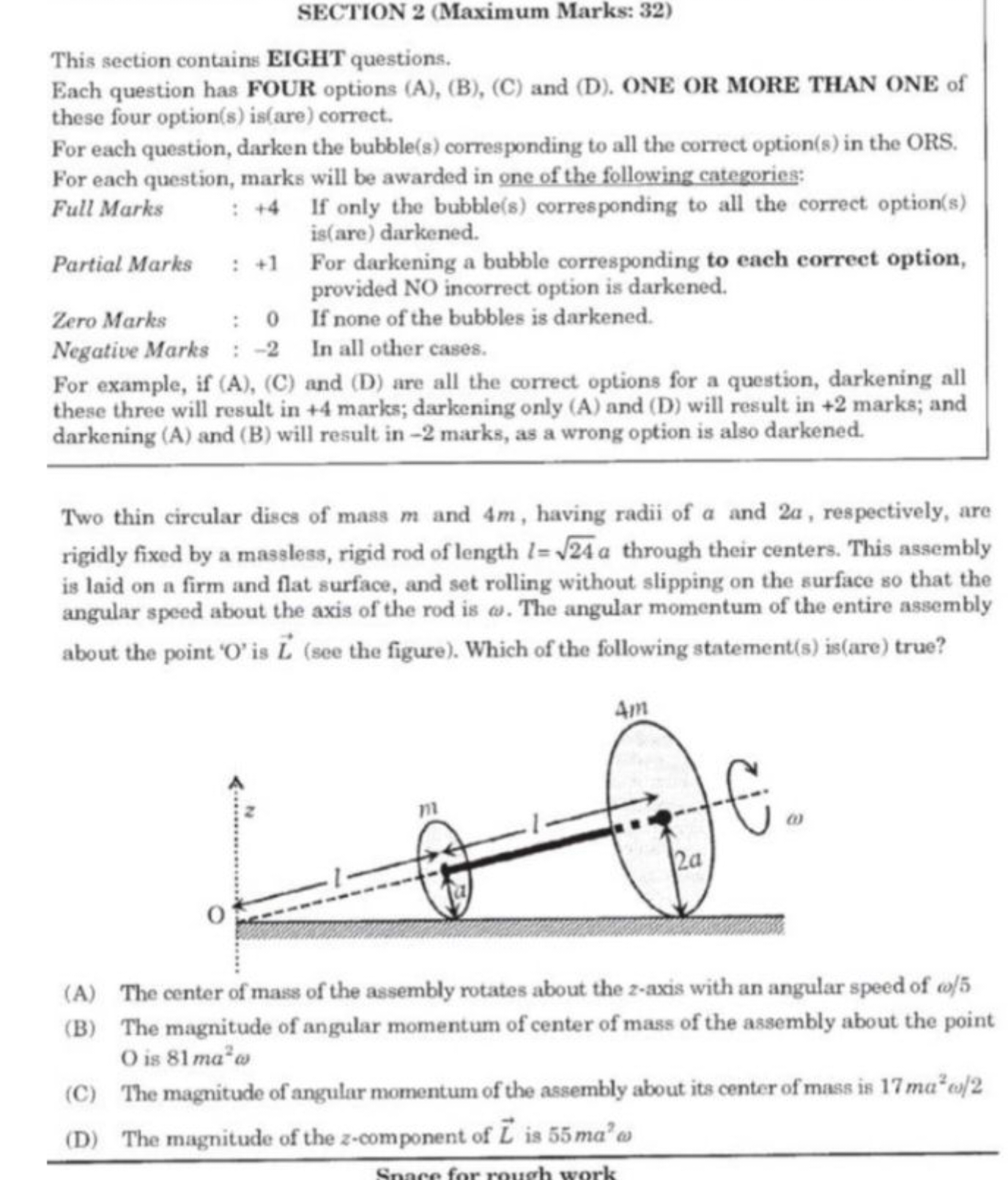 SECTION 2 (Maximum Marks: 32)
This section contains EIGHT questions.
E