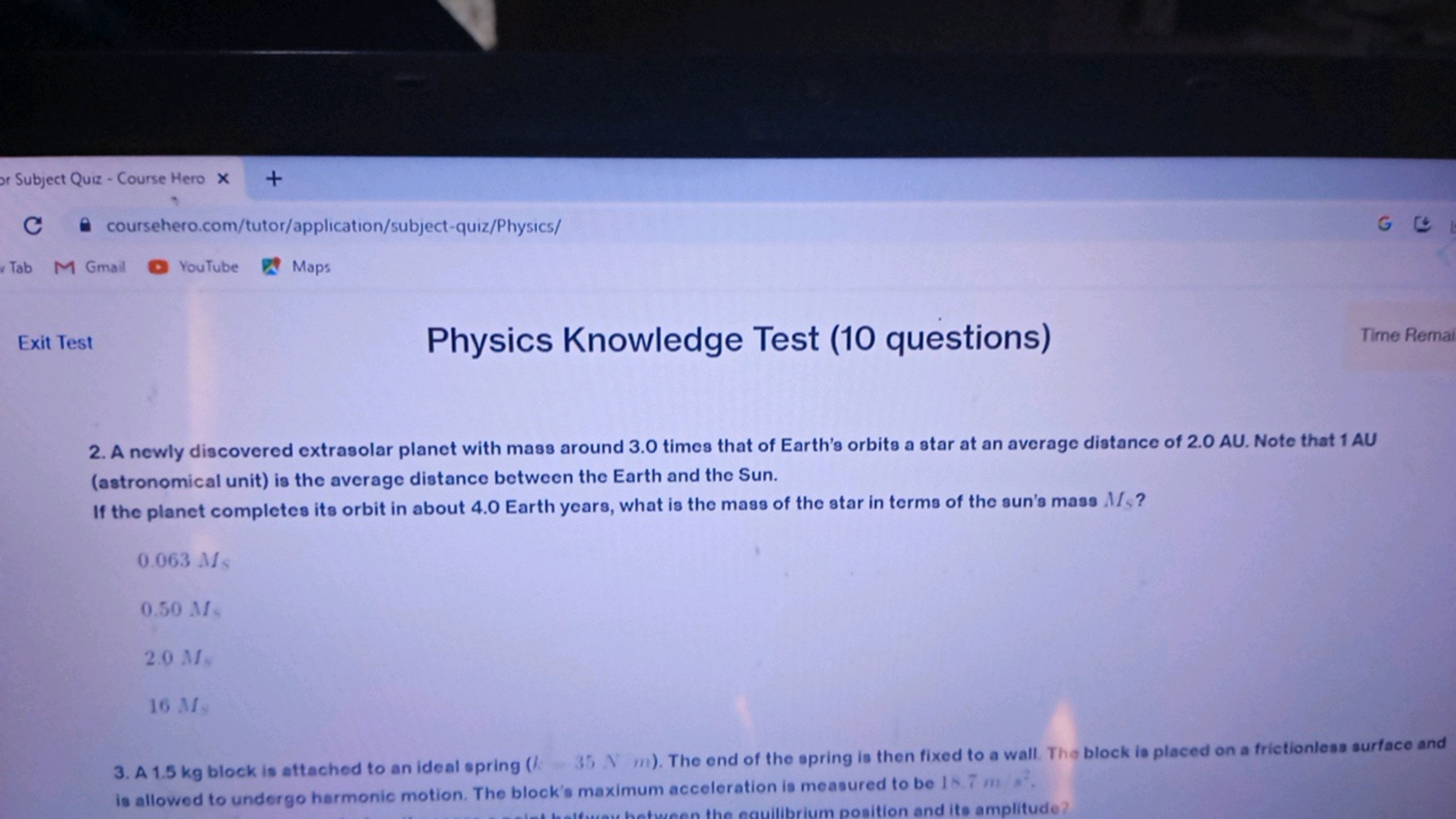 Subject Quiz - Course Hero
coursehero.com/tutor/application/subject-qu