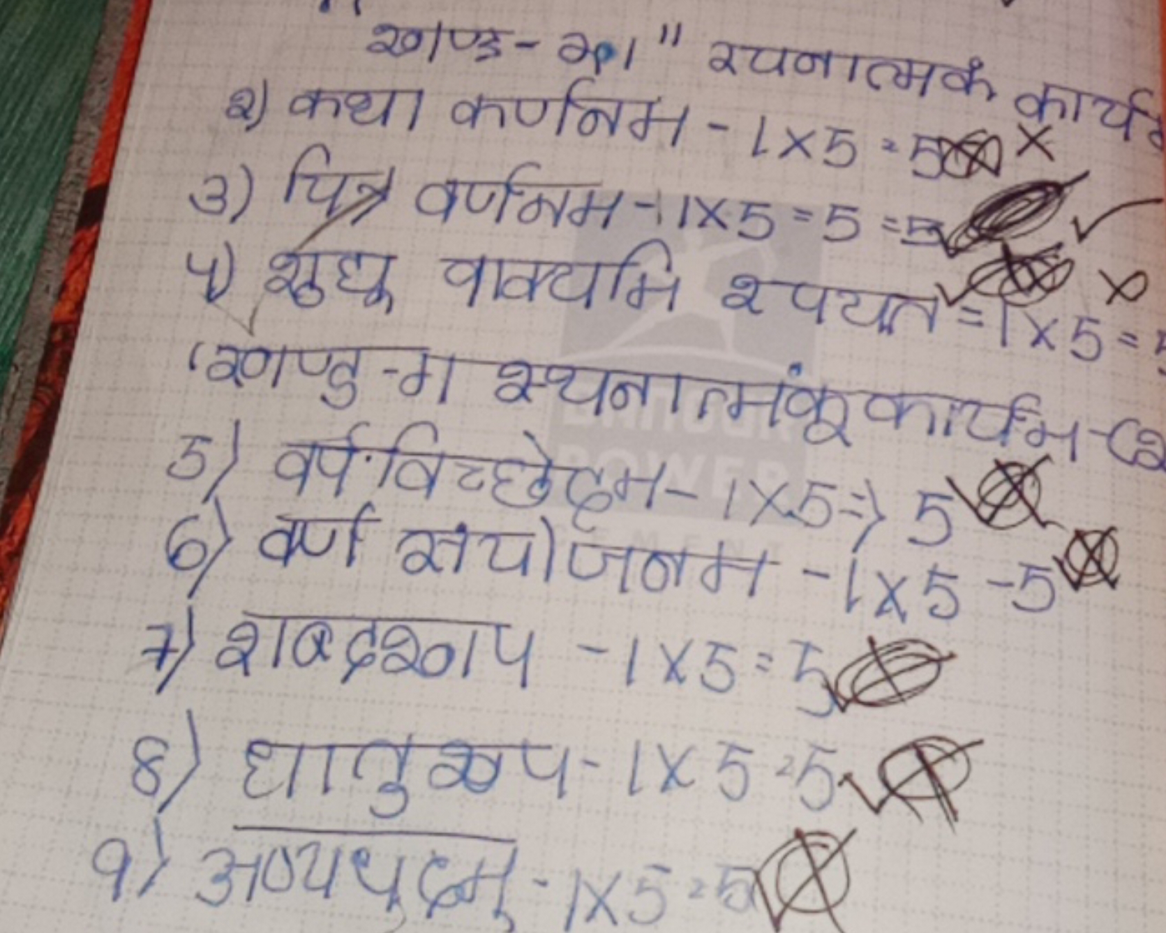 खण्ड-2p/" रपणात्मक
2) कथा कर्णनम - L×5 : 504×
3) पित्र वर्णनम-1 ×5=5= 