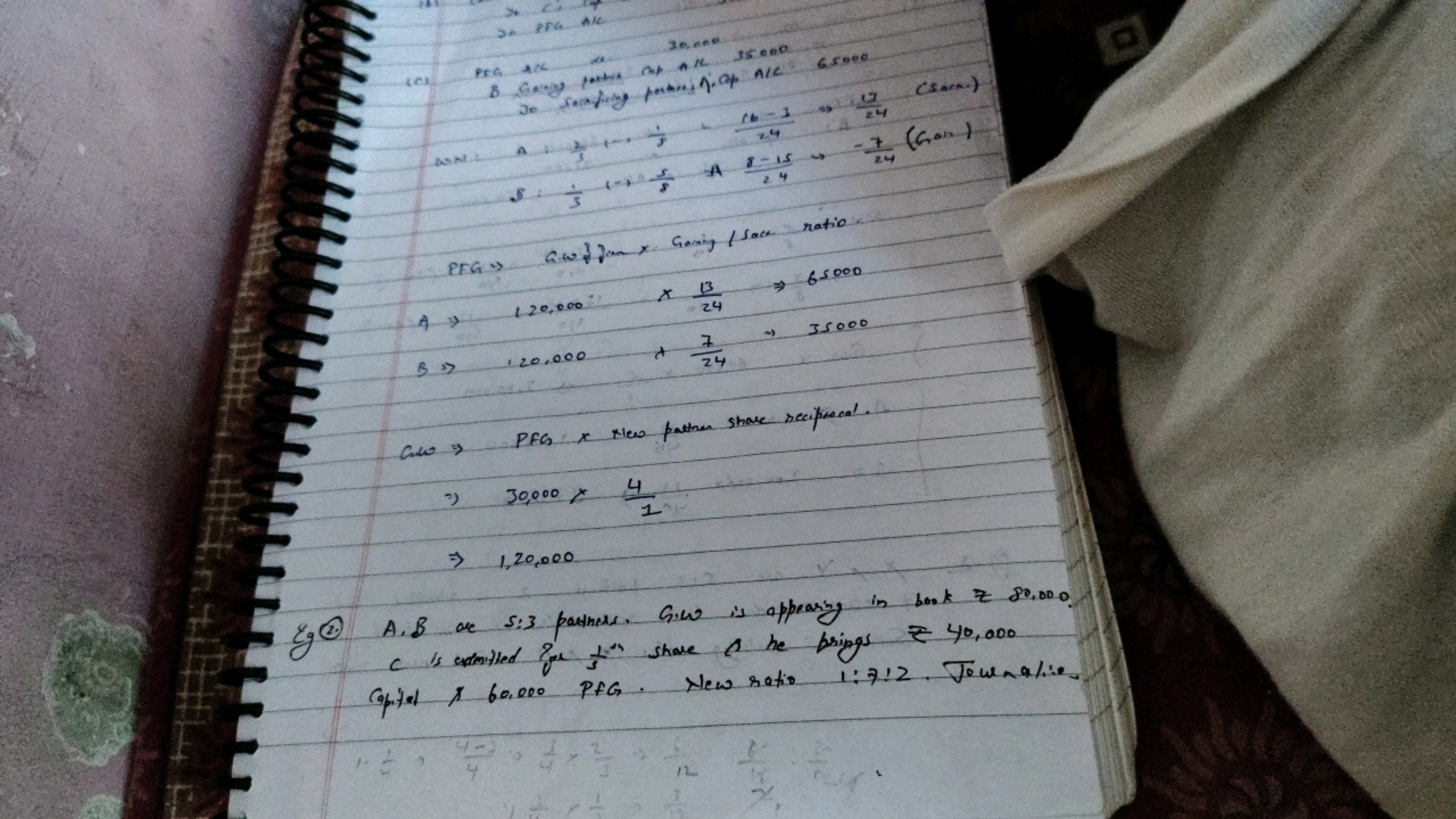 S:31​⇔85​&248−15​→−247​(Gan) PFG ⇒ a.w.ion x Gasigh / sach ratio. A→20