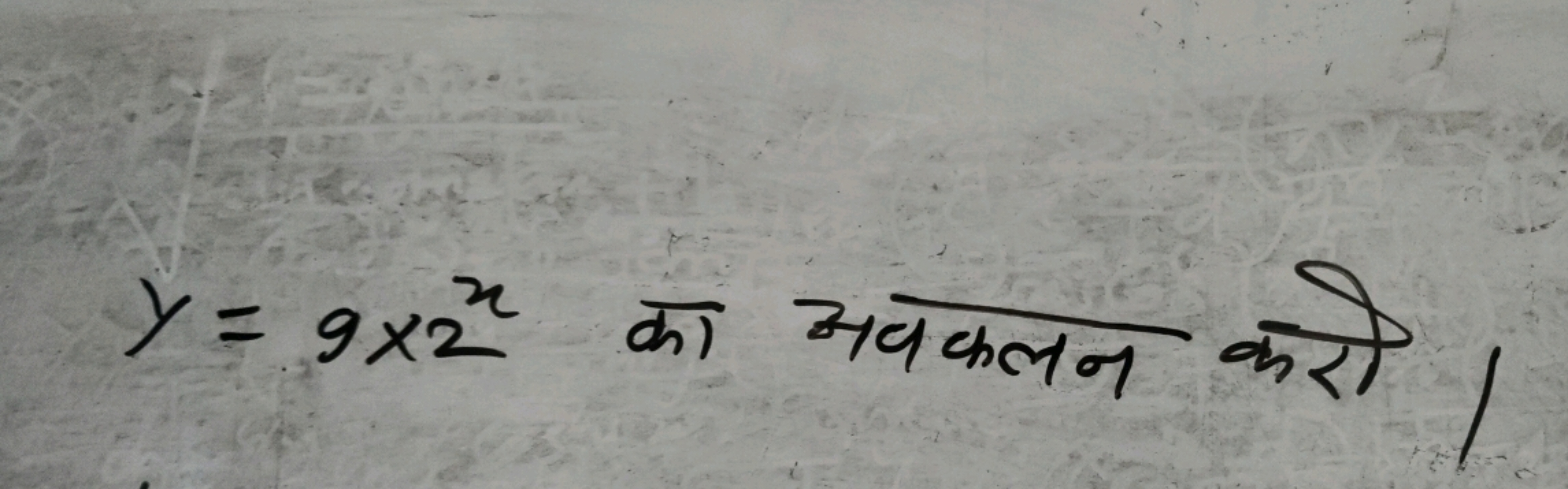 y = 9x22 or 3/4 chart of
anst