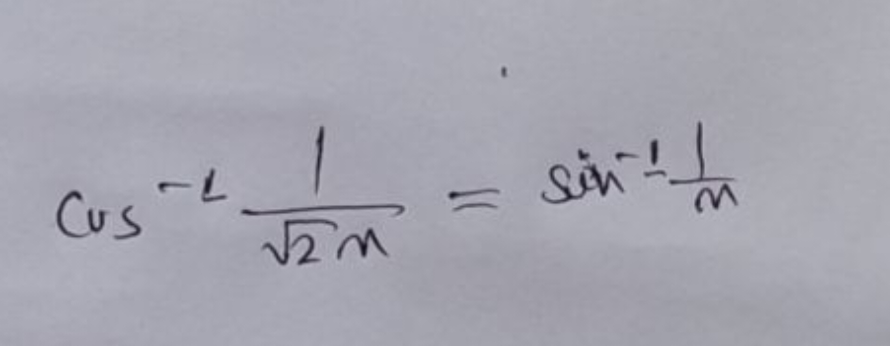 cos−12​n1​=sin−1−m1​