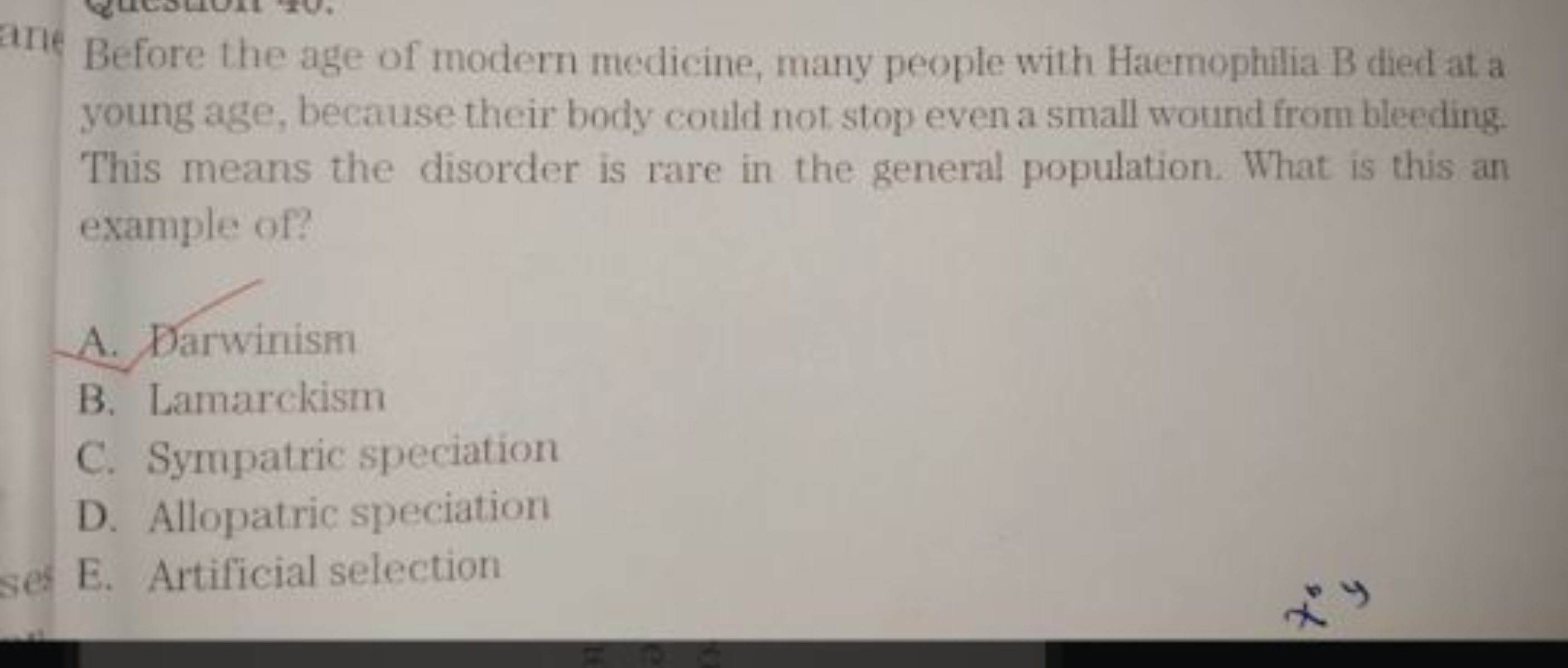 Before the age of modern medicine, many people with Haemophilia B died