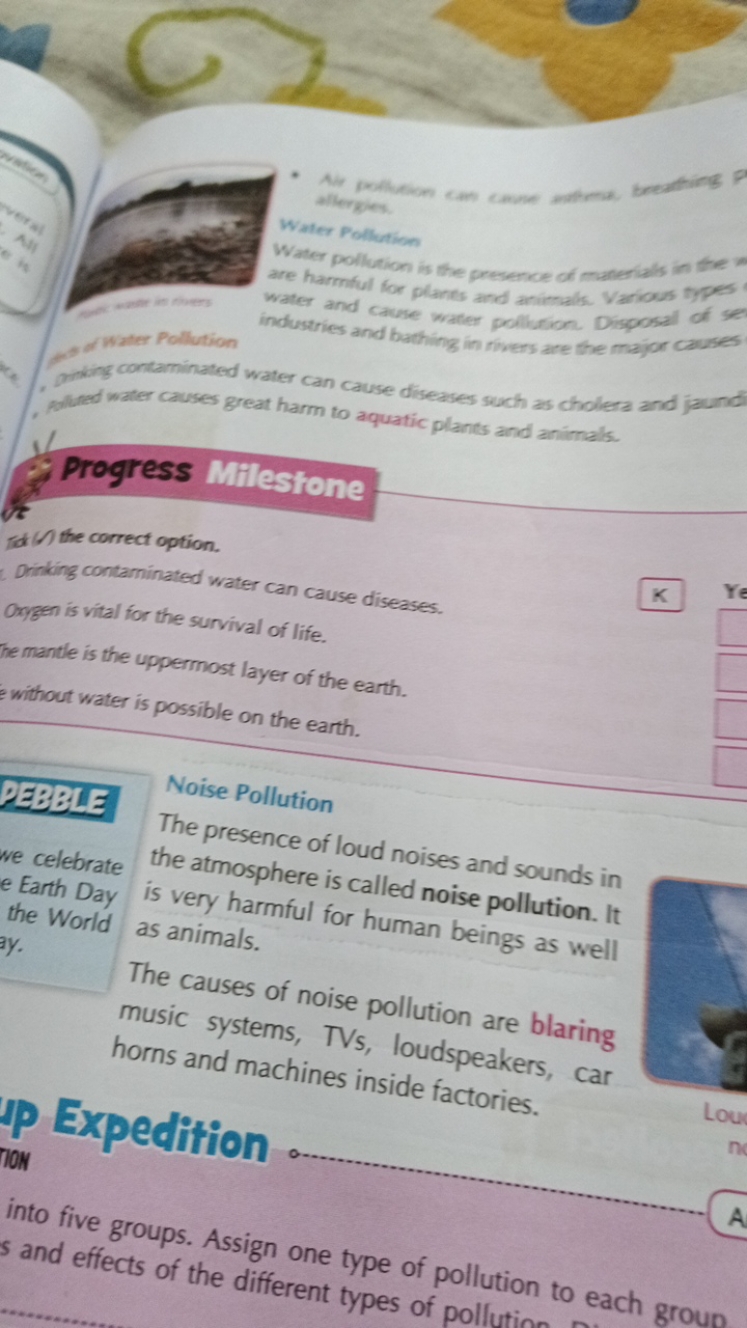 Aer proflucion can canse mathent breathing P
allergies.
Water Potfutio