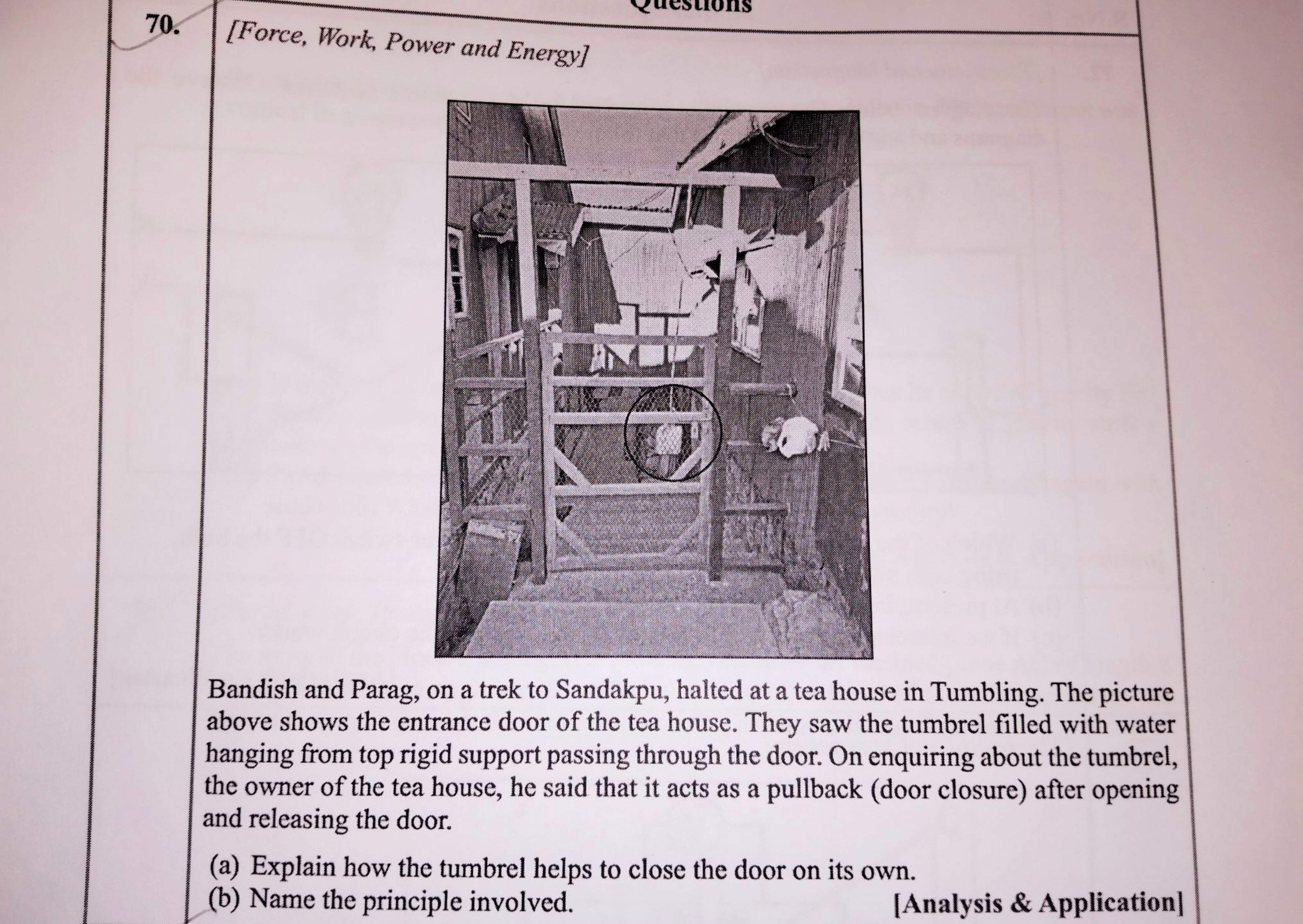 70. [Force, Work, Power and Energy]

Bandish and Parag, on a trek to S