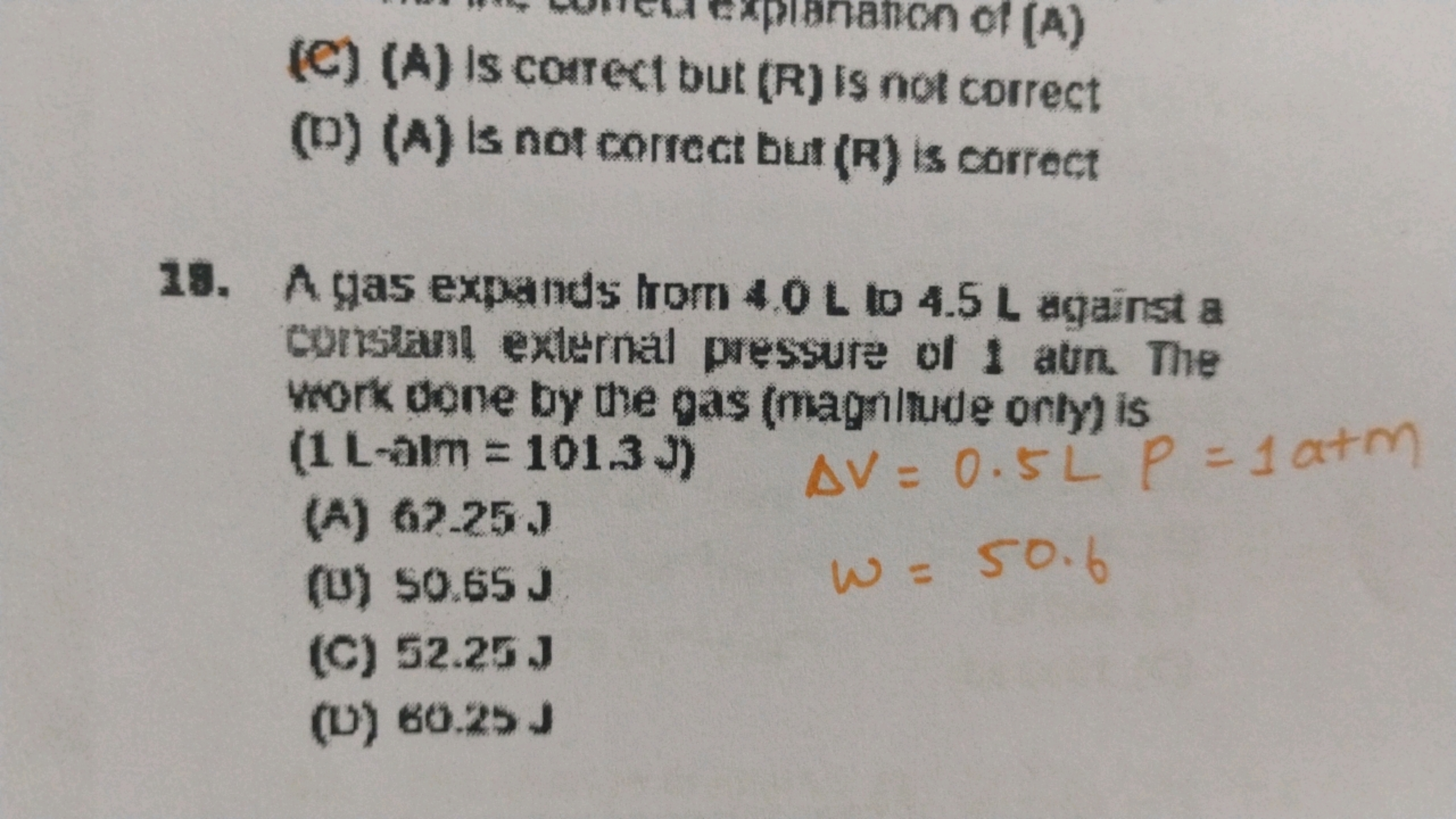 (C) (A) is correct but (R) is not correct
(D) (A) is not correct but (