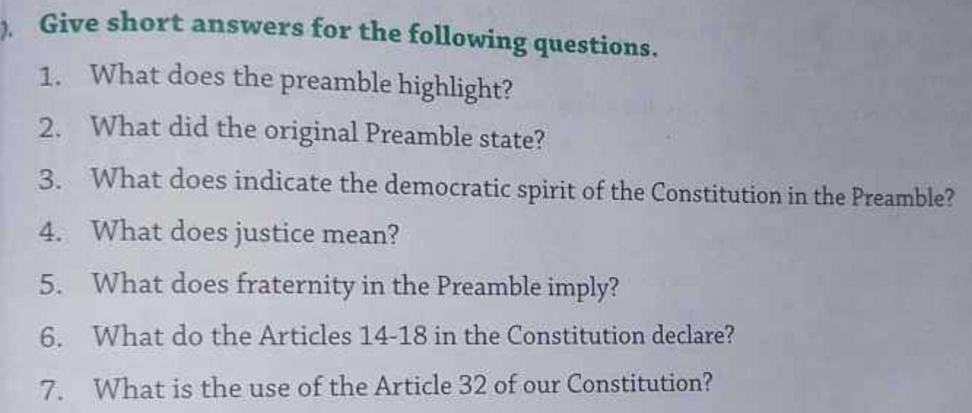 Give short answers for the following questions.
1. What does the pream