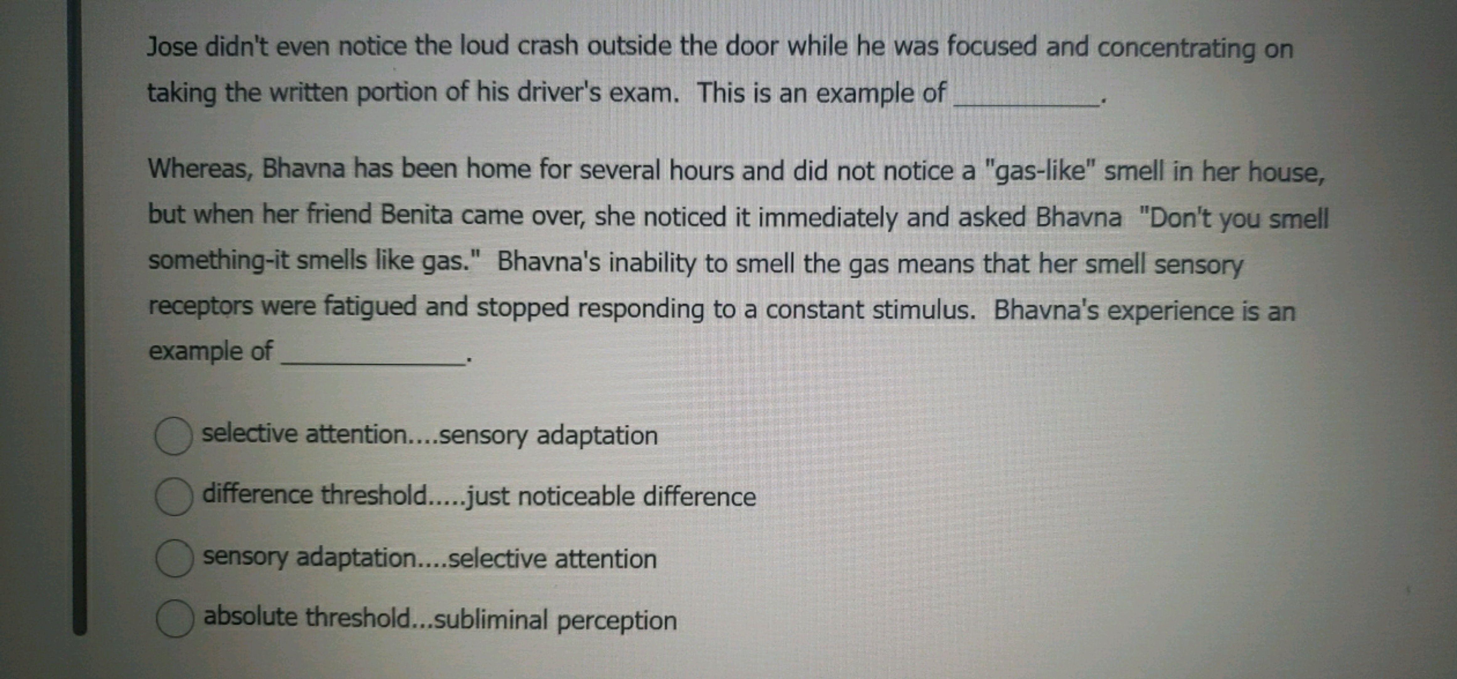 Jose didn't even notice the loud crash outside the door while he was f