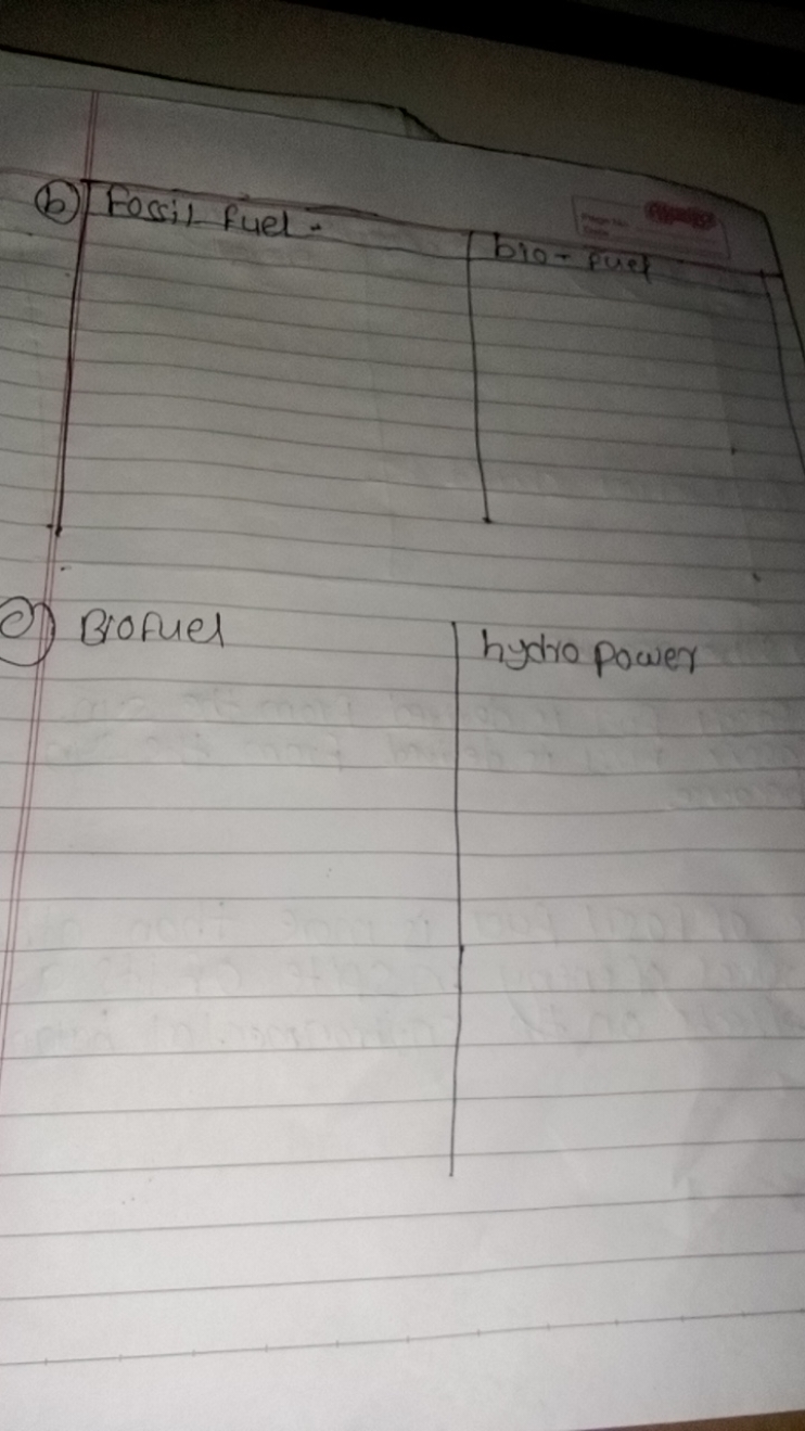 (b) Fossil fuel.
Graves
□
c) Brofuel
hydro power