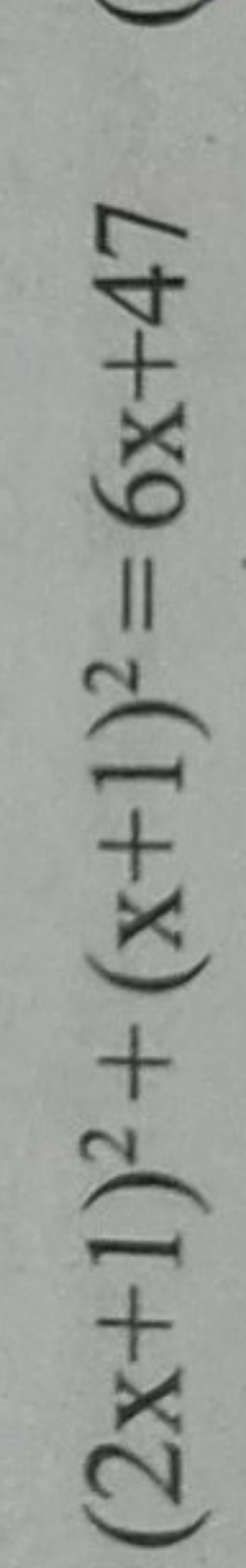 (2x+1)2+(x+1)2=6x+47