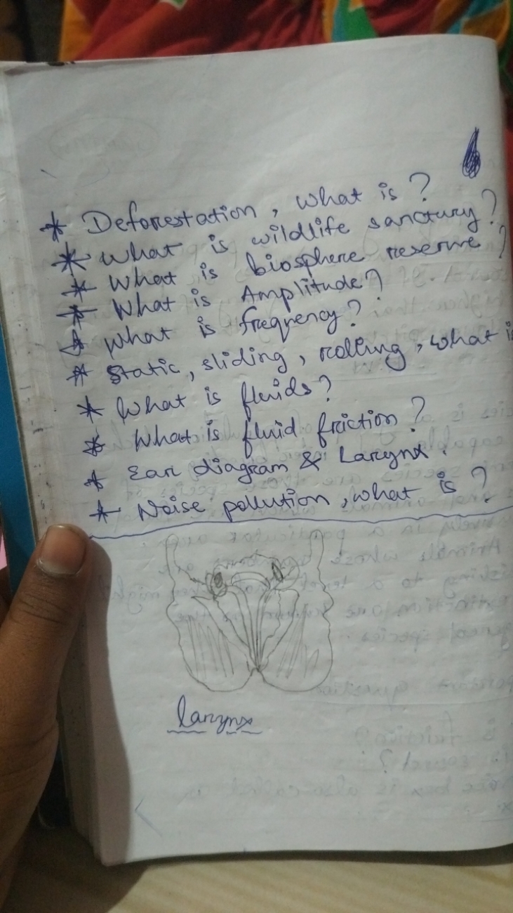 * Deforestation, what is? * What is wildlife sanciury? * What is biosp