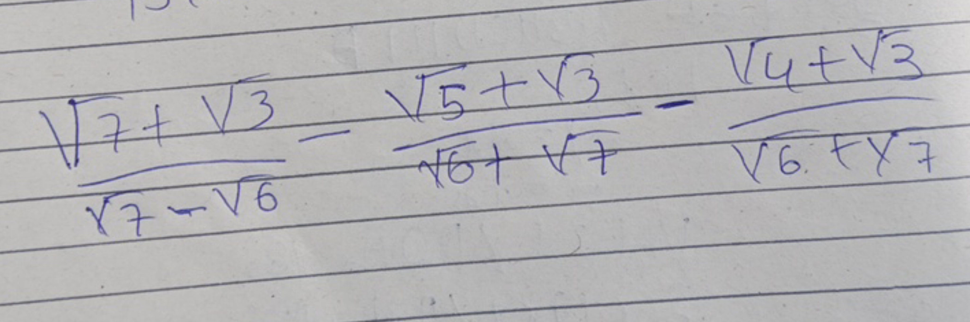 7−6​​7​+3​​−6​+7​5​+3​​−6​+7​4​+3​​