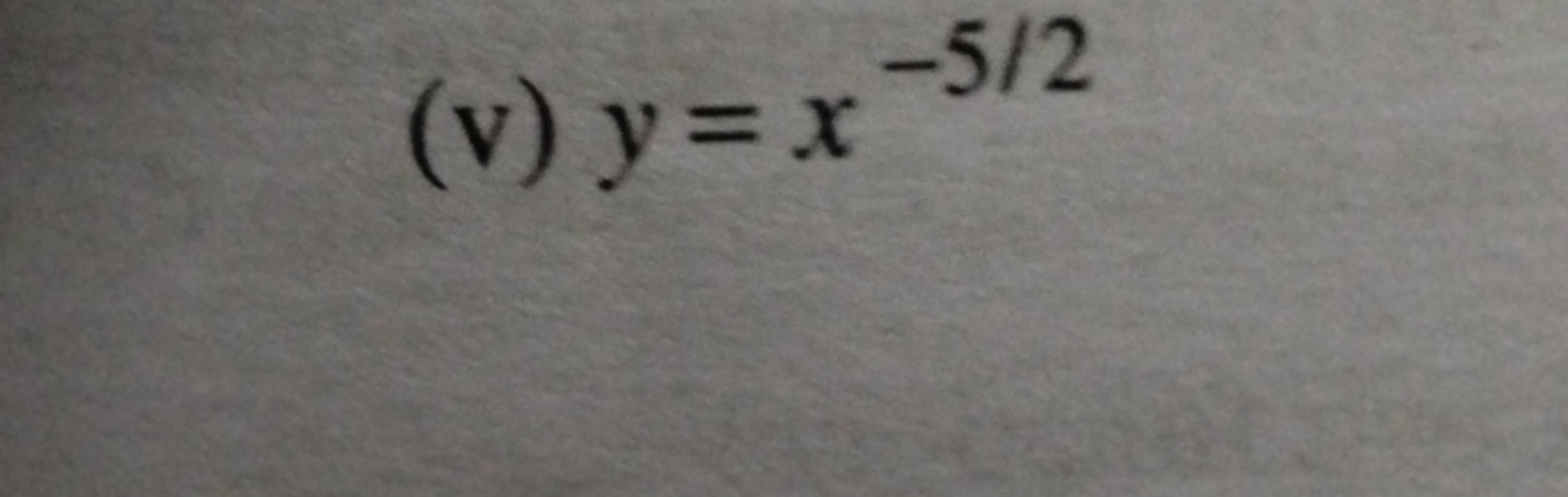 (v) y=x−5/2