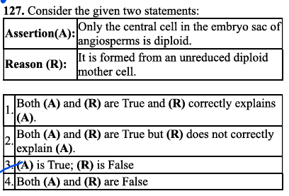 127. Consider the given two statements:
\begin{tabular} { | l | l | } 