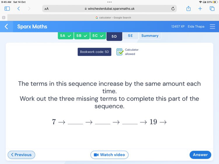 AA
a winchesterdubai.sparxmaths.uk
G calculator - Google Search
Sparx 