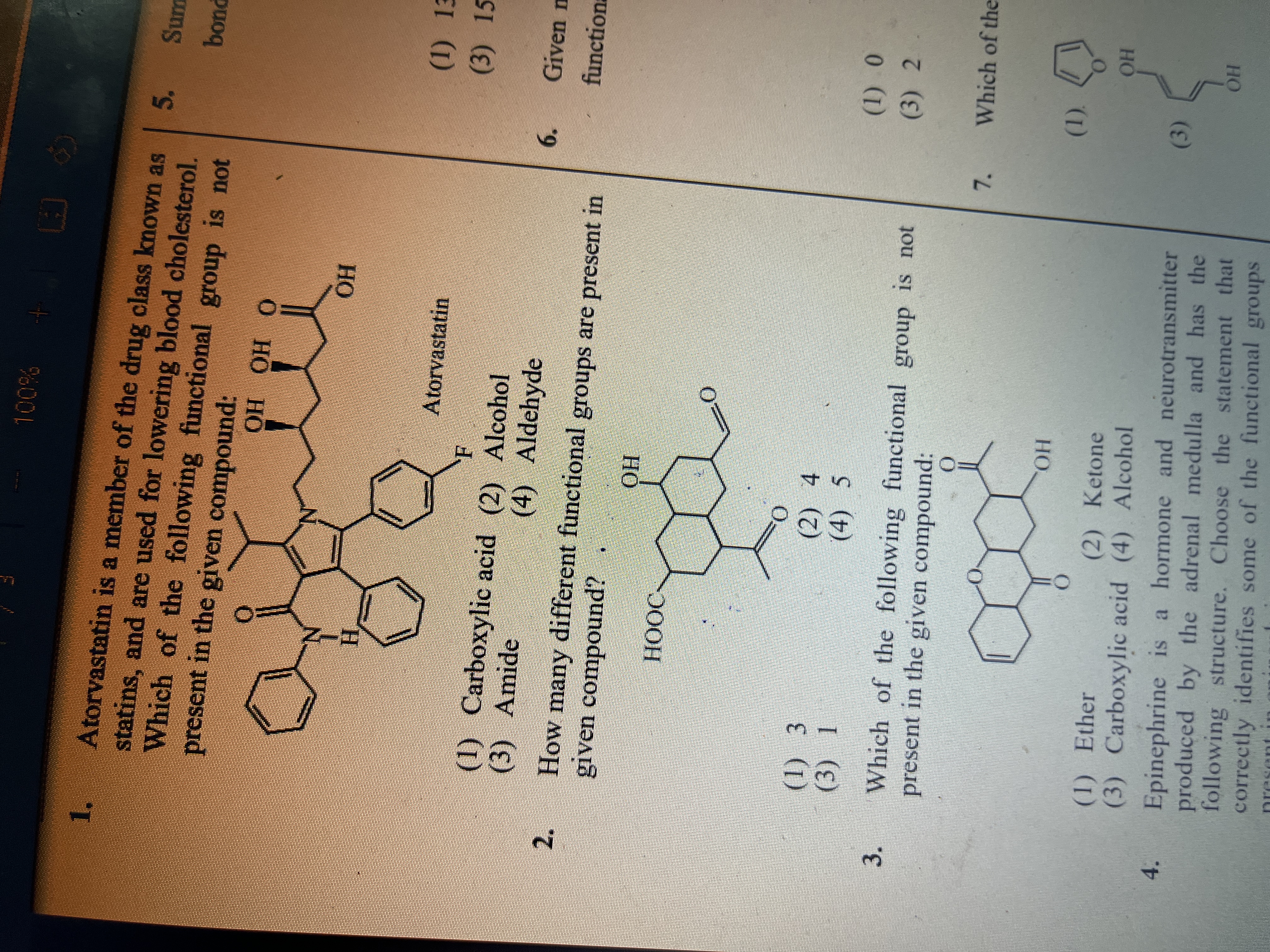 Which of the following functional group is not