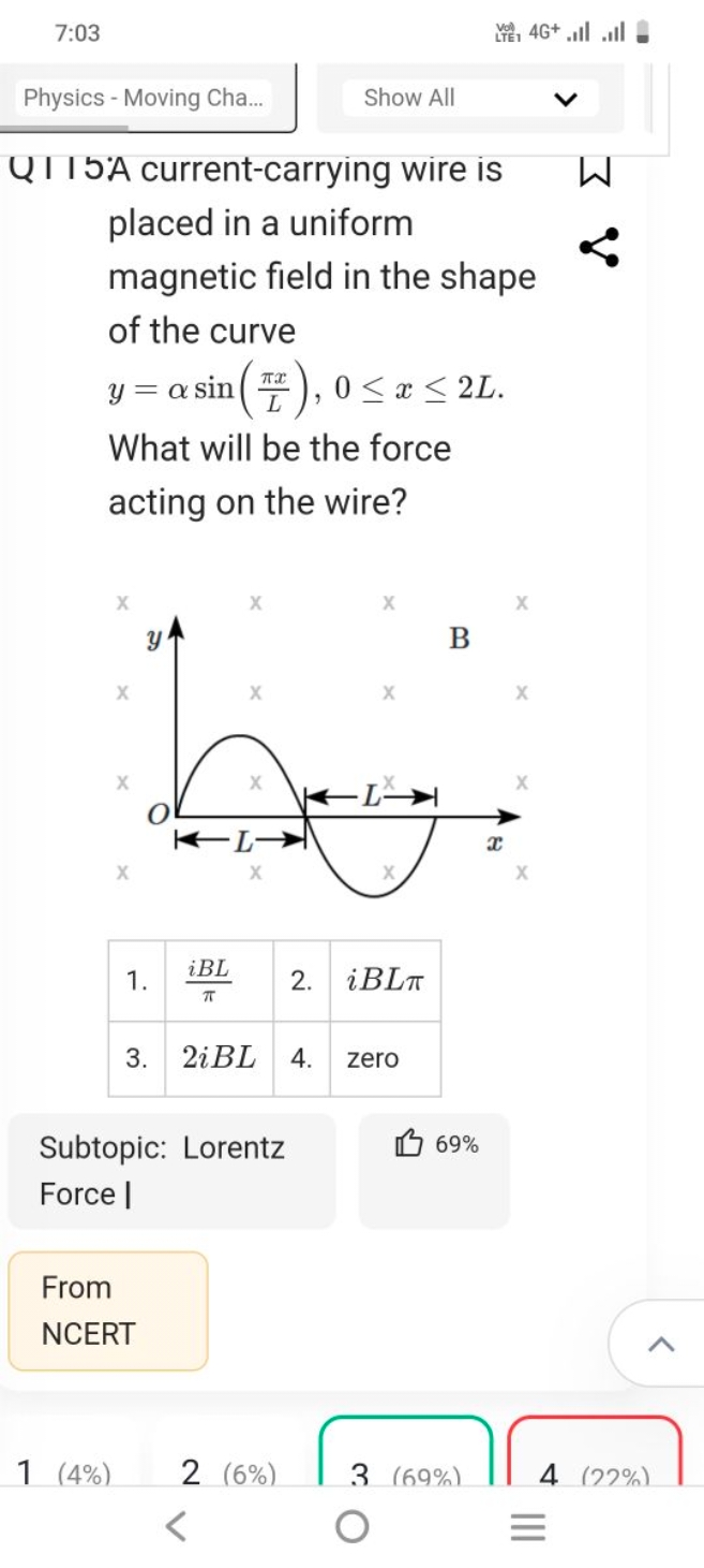 7:03
Physics - Moving Cha...
Show All
QI I SA current-carrying wire is