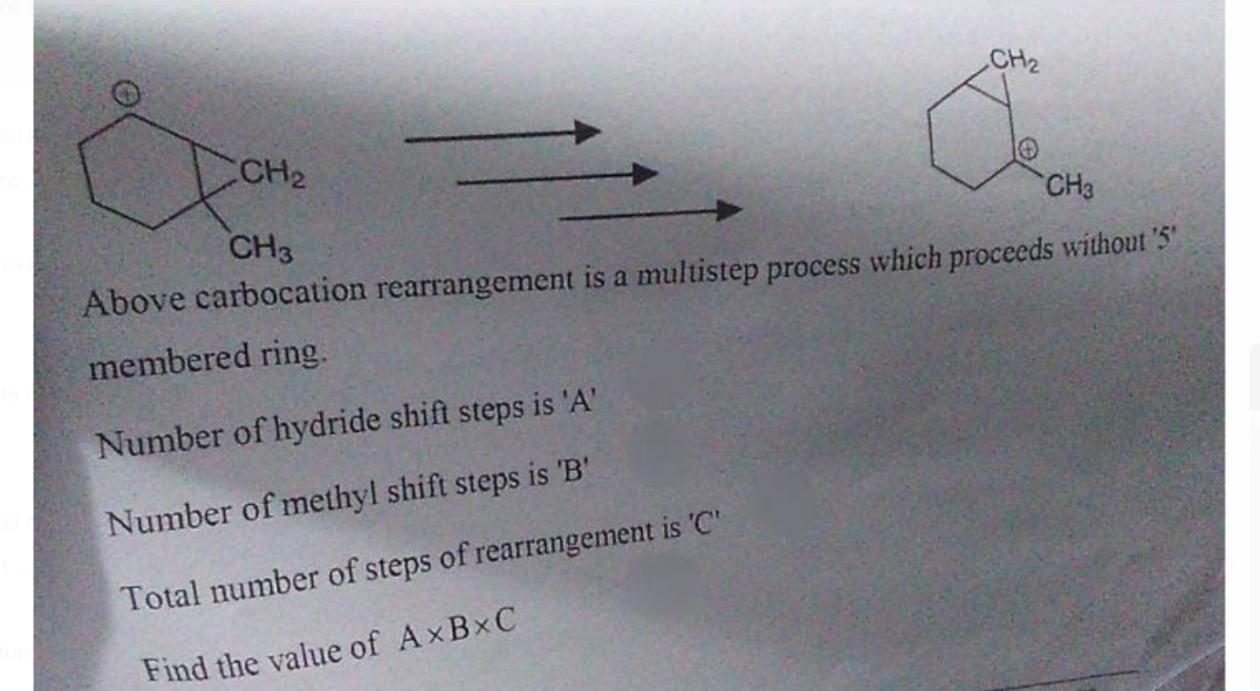 CC12CCC[C-]C1C2
C[C]1CCCC2CC12
Above carbocation rearrangement is a mu