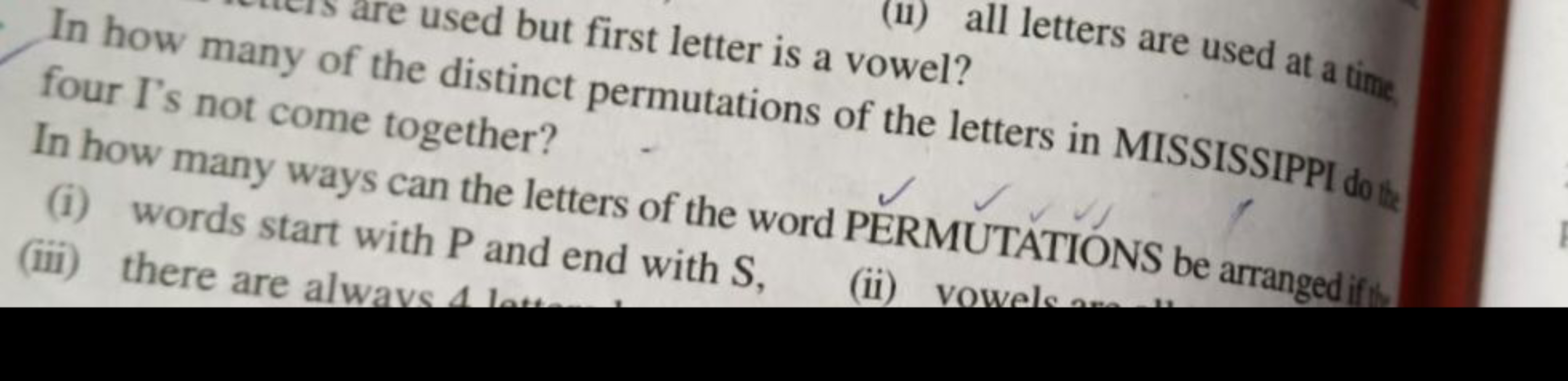 In how many are used but first letter is a vowel?
four I's not com the