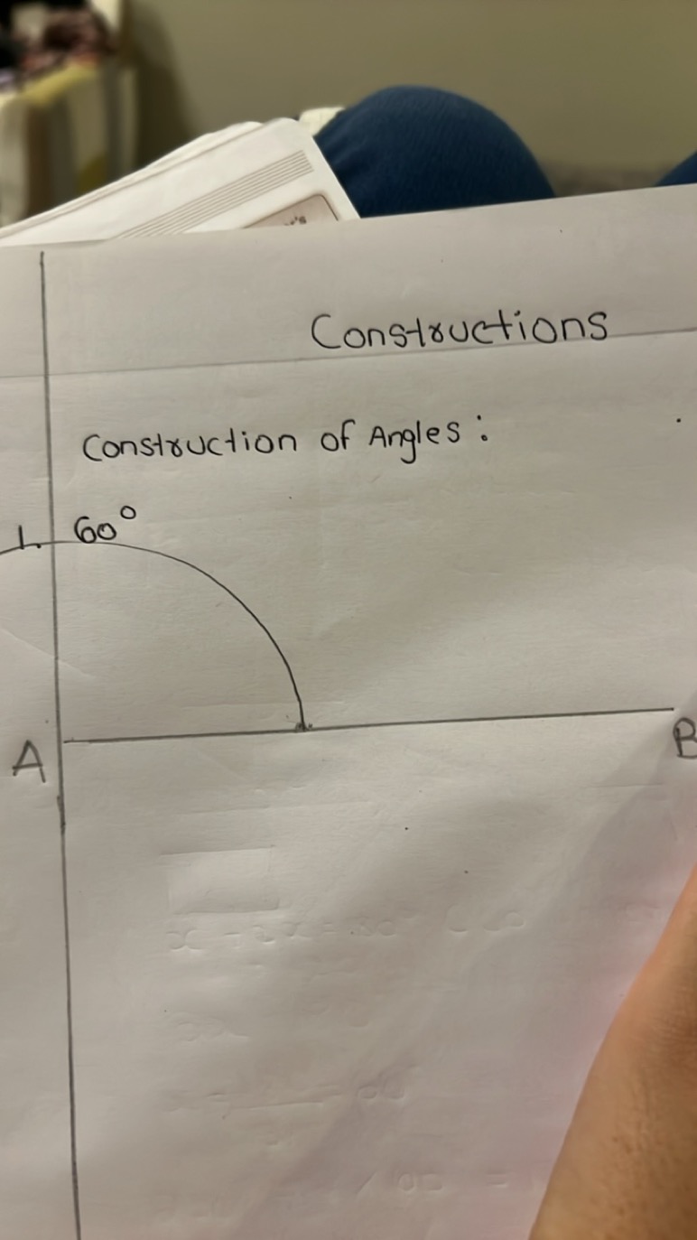 Constructions

Construction of Angles:
1.
60∘