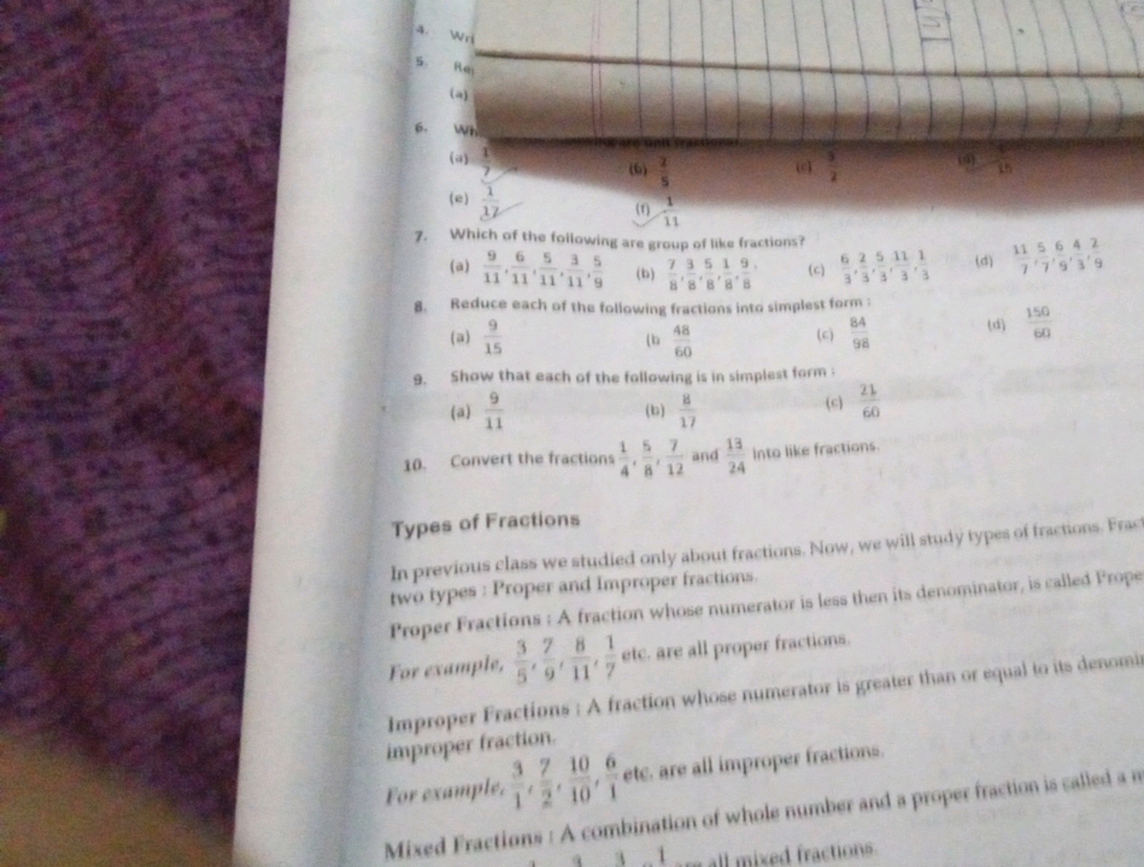 4.
3
6.
(a)
b.
(a)
Whin
(a) □ 
 (6) 53​
(e) 121​
(f) 11 re group of li