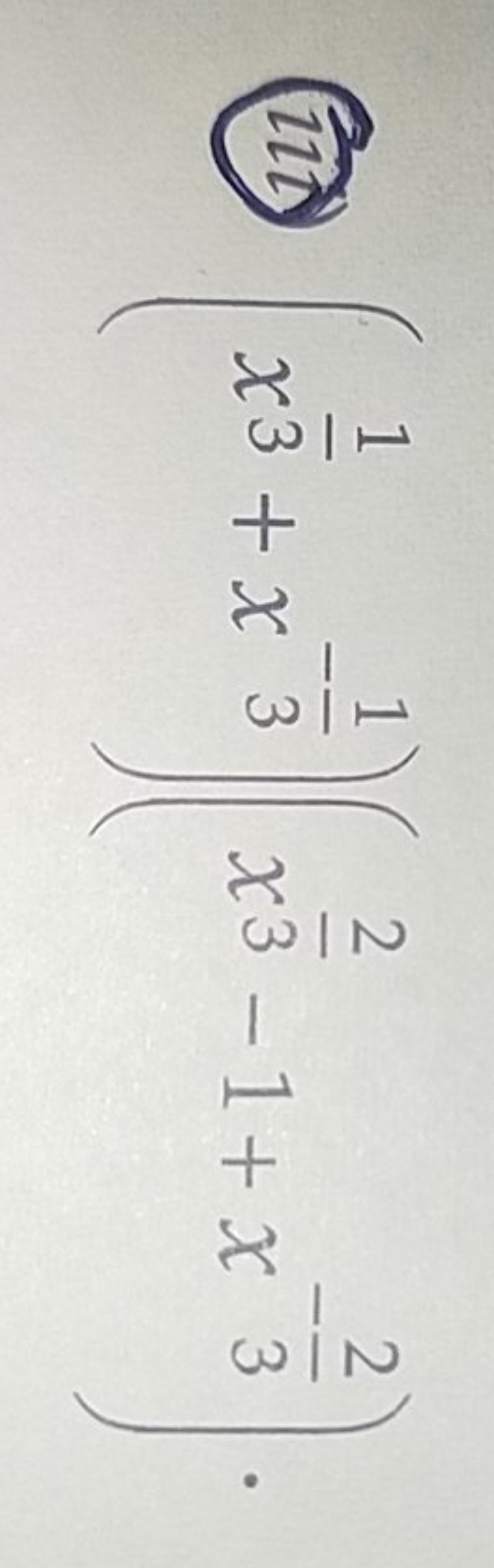 (212) (x31​+x−31​)(x32​−1+x−32​).