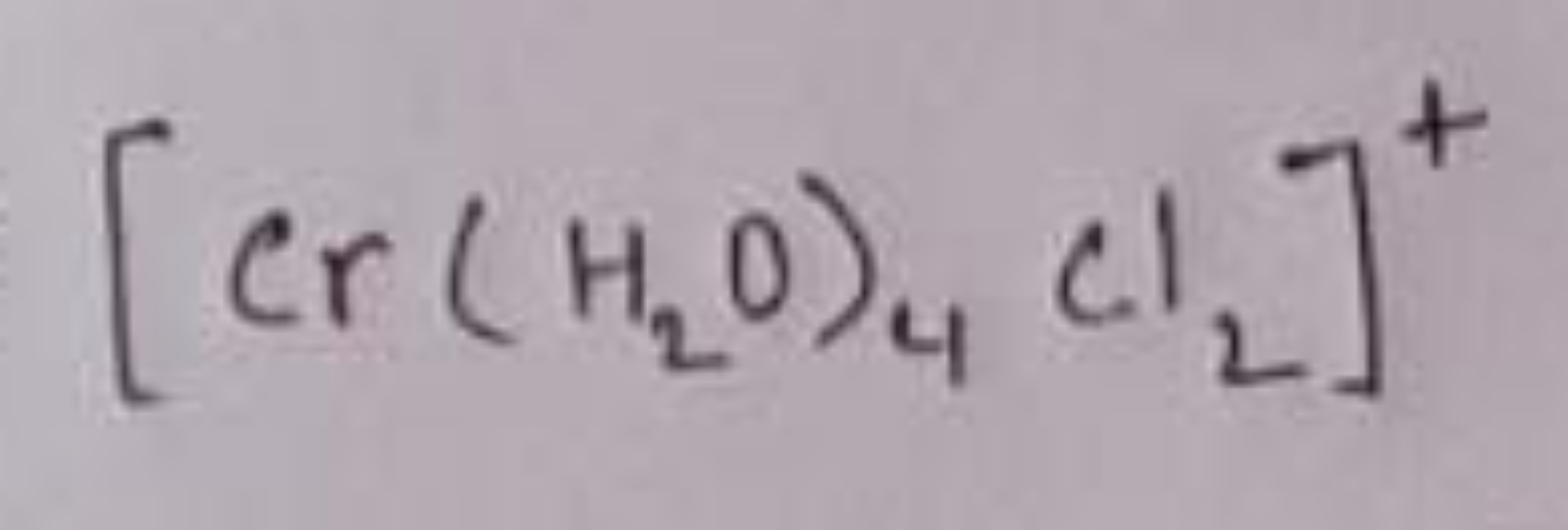 [Cr(H2​O)4​Cl2​]+