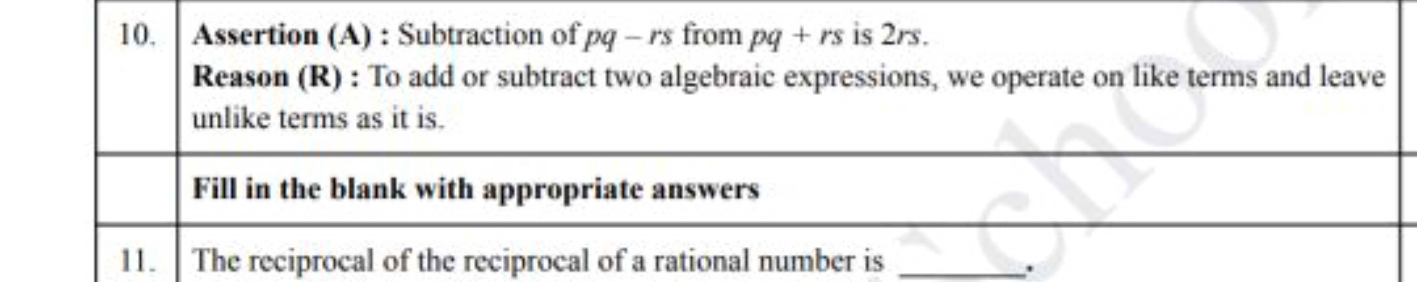 \begin{tabular} { | l | l | } 
\hline 10. & \begin{tabular} { l } 
Ass