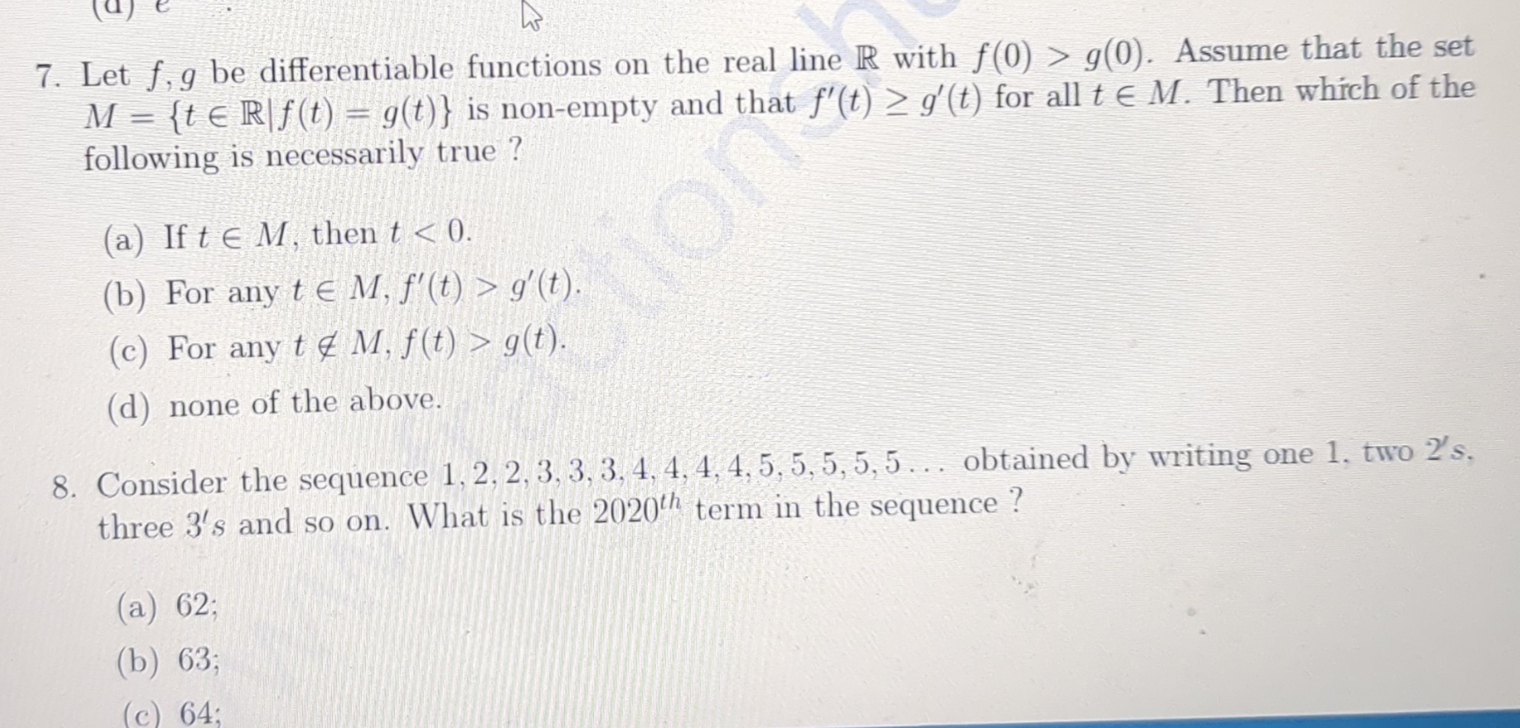 Consider the sequence 1,2,2,3,3,3,4,4,4,4,5,5,5,5,5… obtained by writi