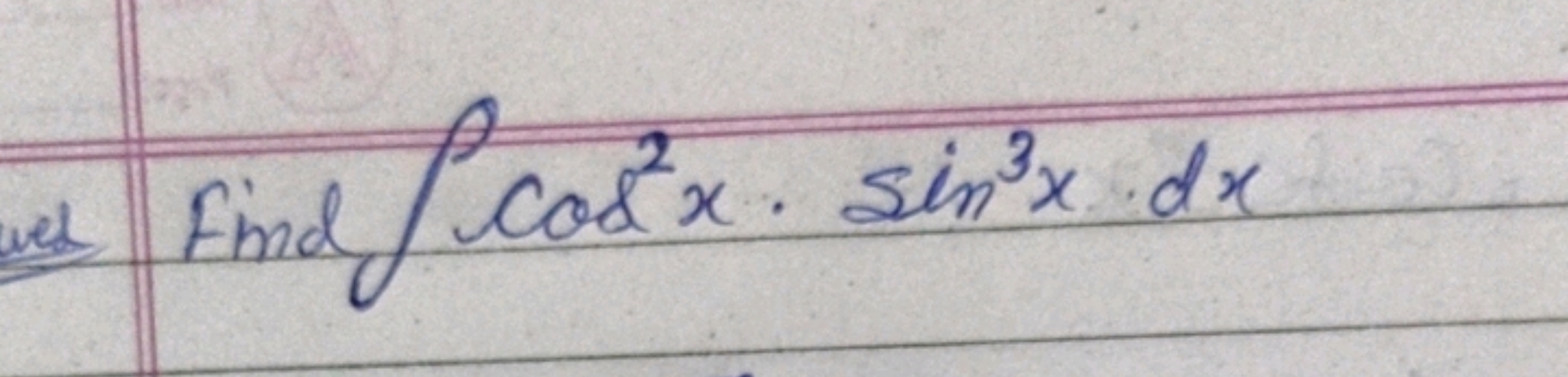 Find ∫cos2x⋅sin3x⋅dx