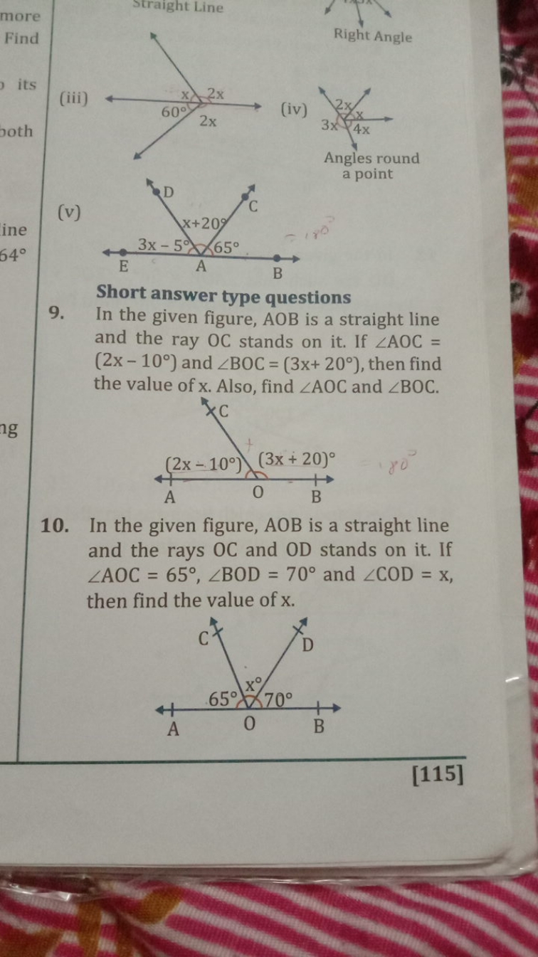 more
straight Line
Find
(iii)

Right Angle
its
oth
(v)
(iv)

Angles ro