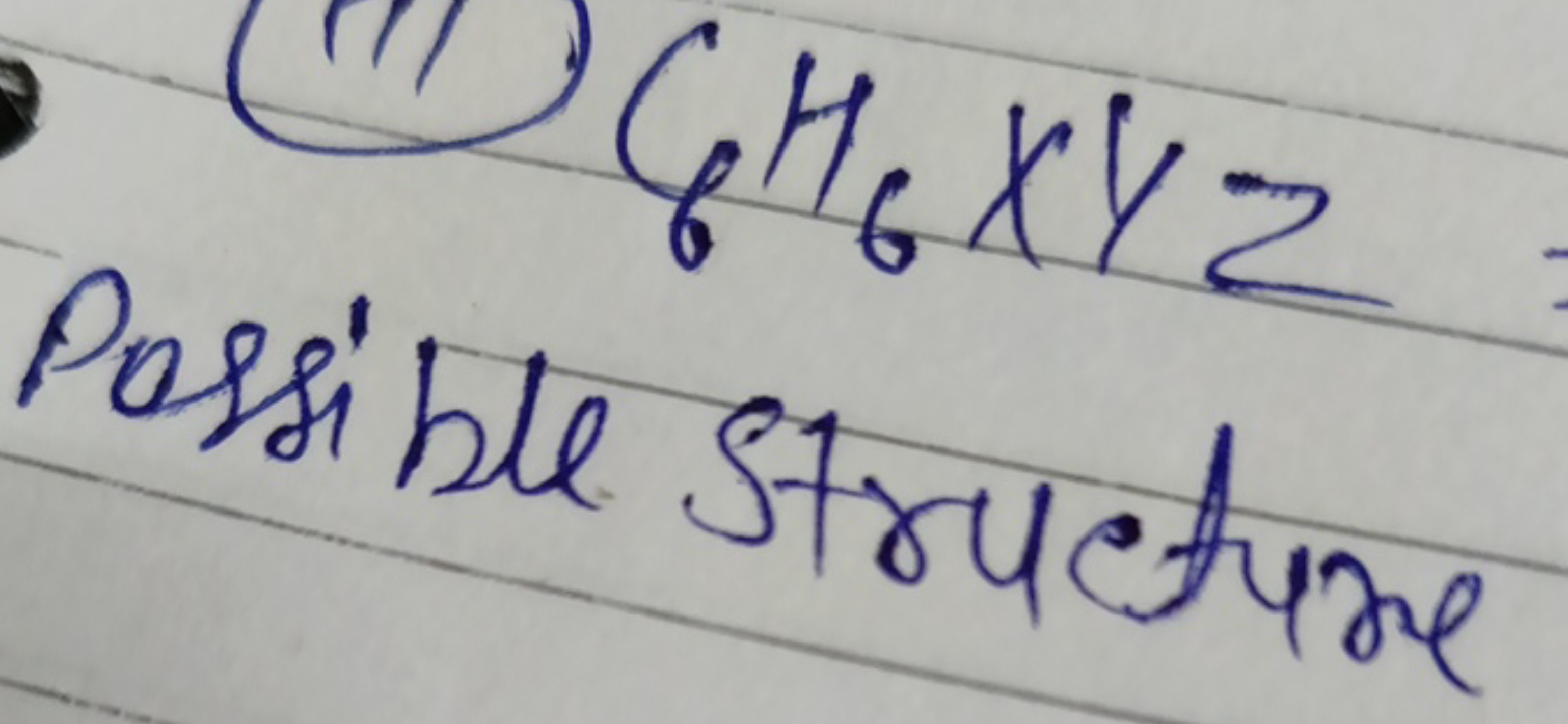 CH6​×YY=

Possible Structure