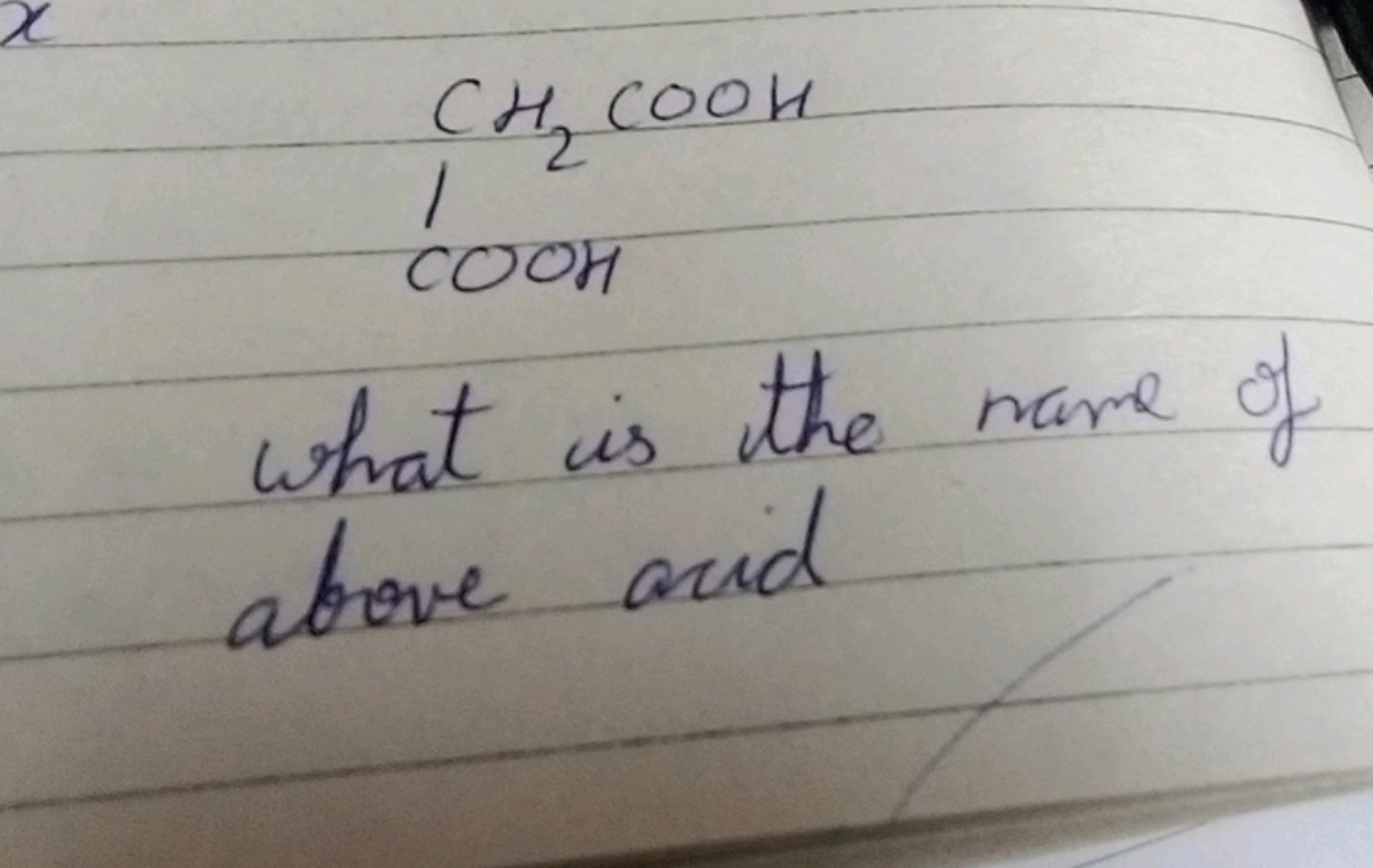 CH2​COOH1COOH​
what is the name of above and