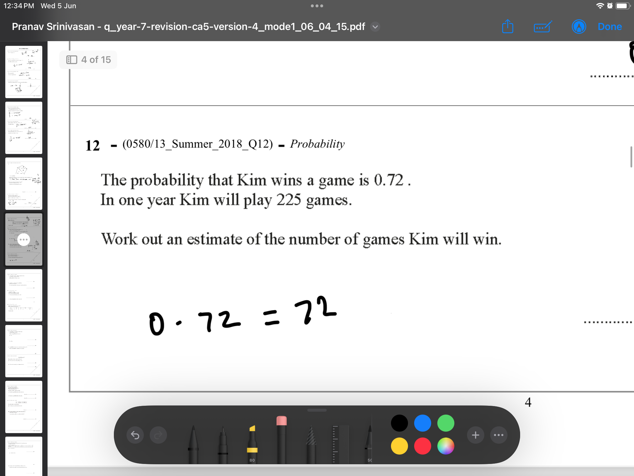 12:34 PM Wed 5 Jun
Pranav Srinivasan - q_year-7-revision-ca5-version-4