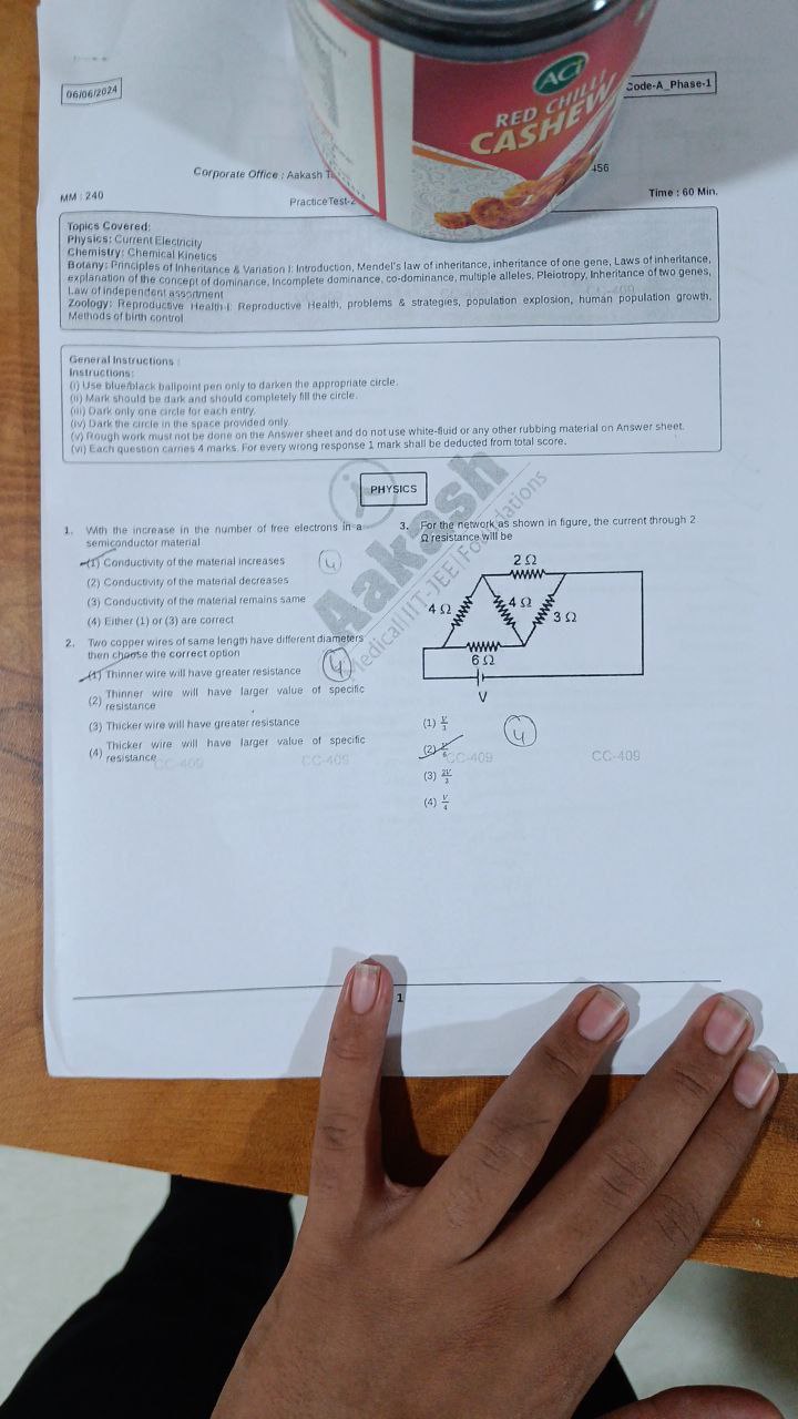 06/06/2024
MM 240
Topics Covered:
Physics: Current Electricity
Corpora