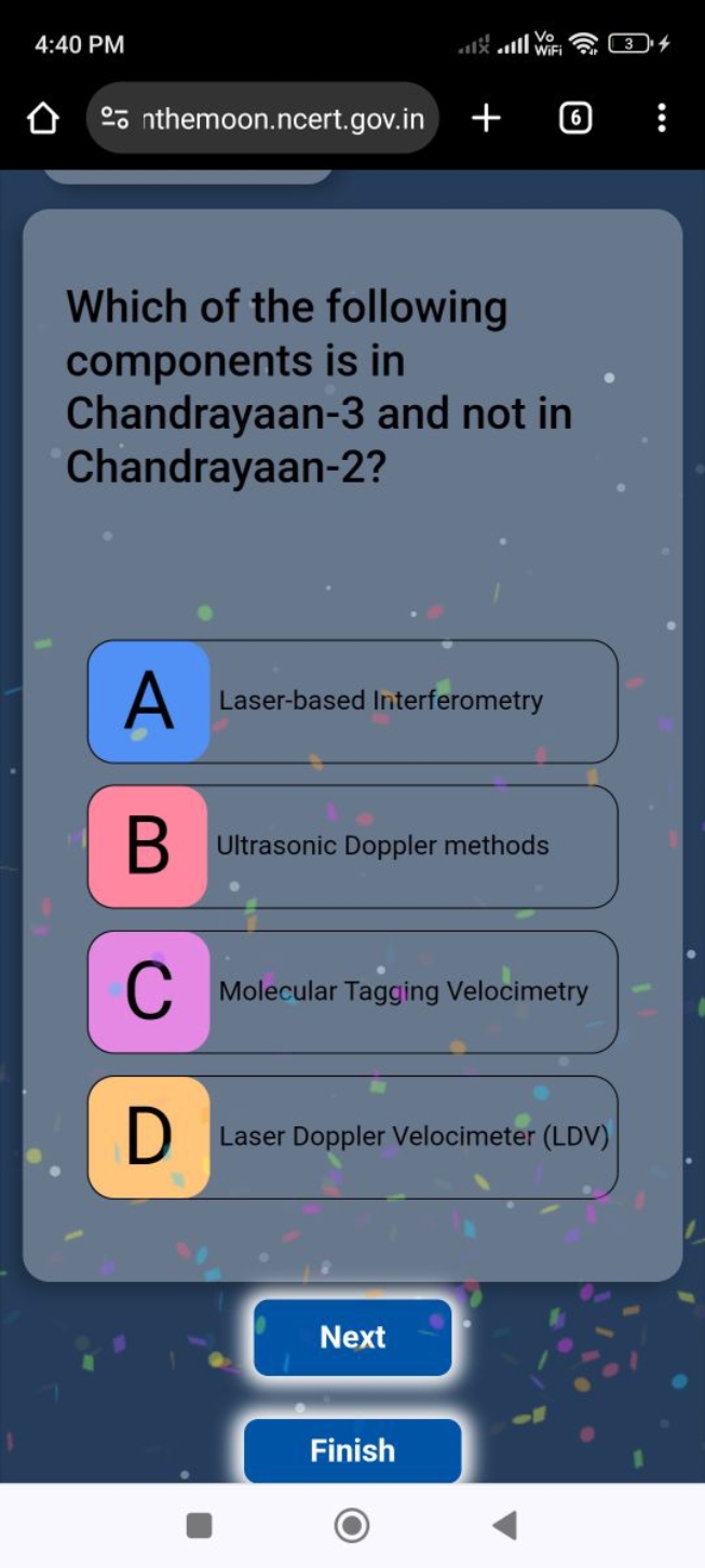 4:40 PM
ㅇō nthemoon.ncert.gov.in

Which of the following components is