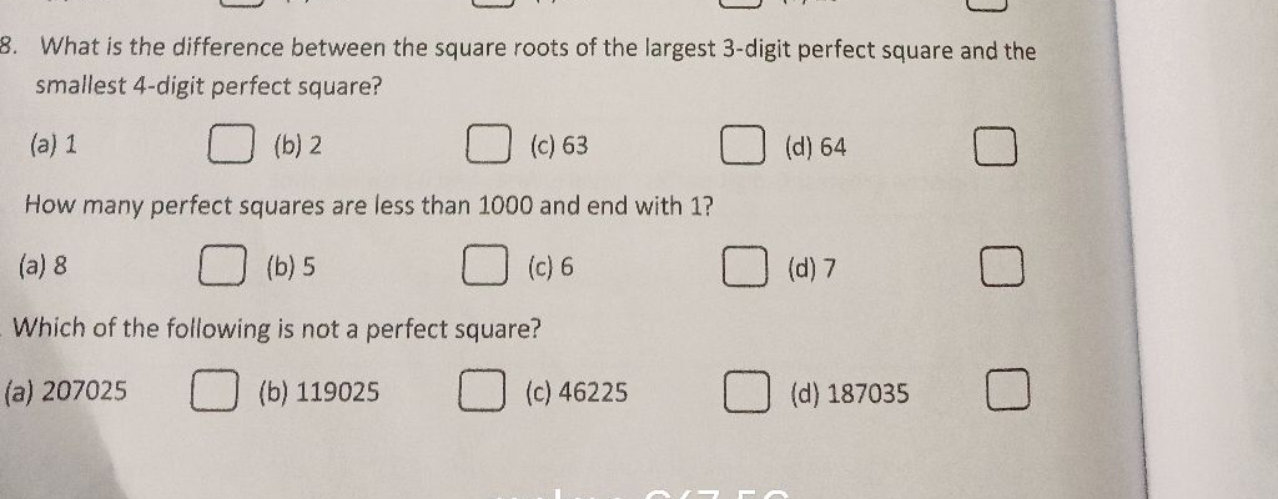 8. What is the difference between the square roots of the largest 3-di